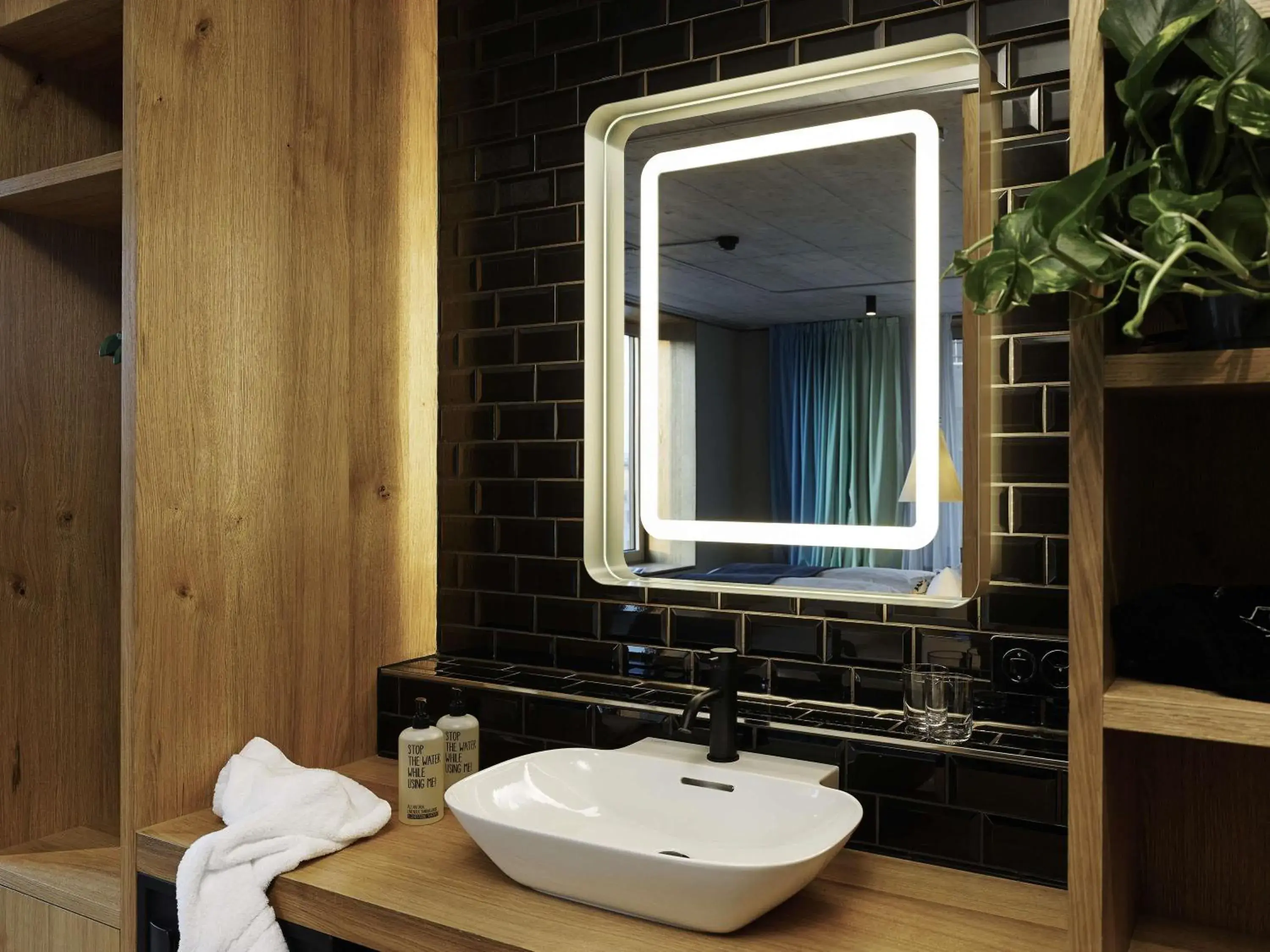 Bedroom in 25hours Hotel Langstrasse Bedroom in 25hours Hotel Langstrasse