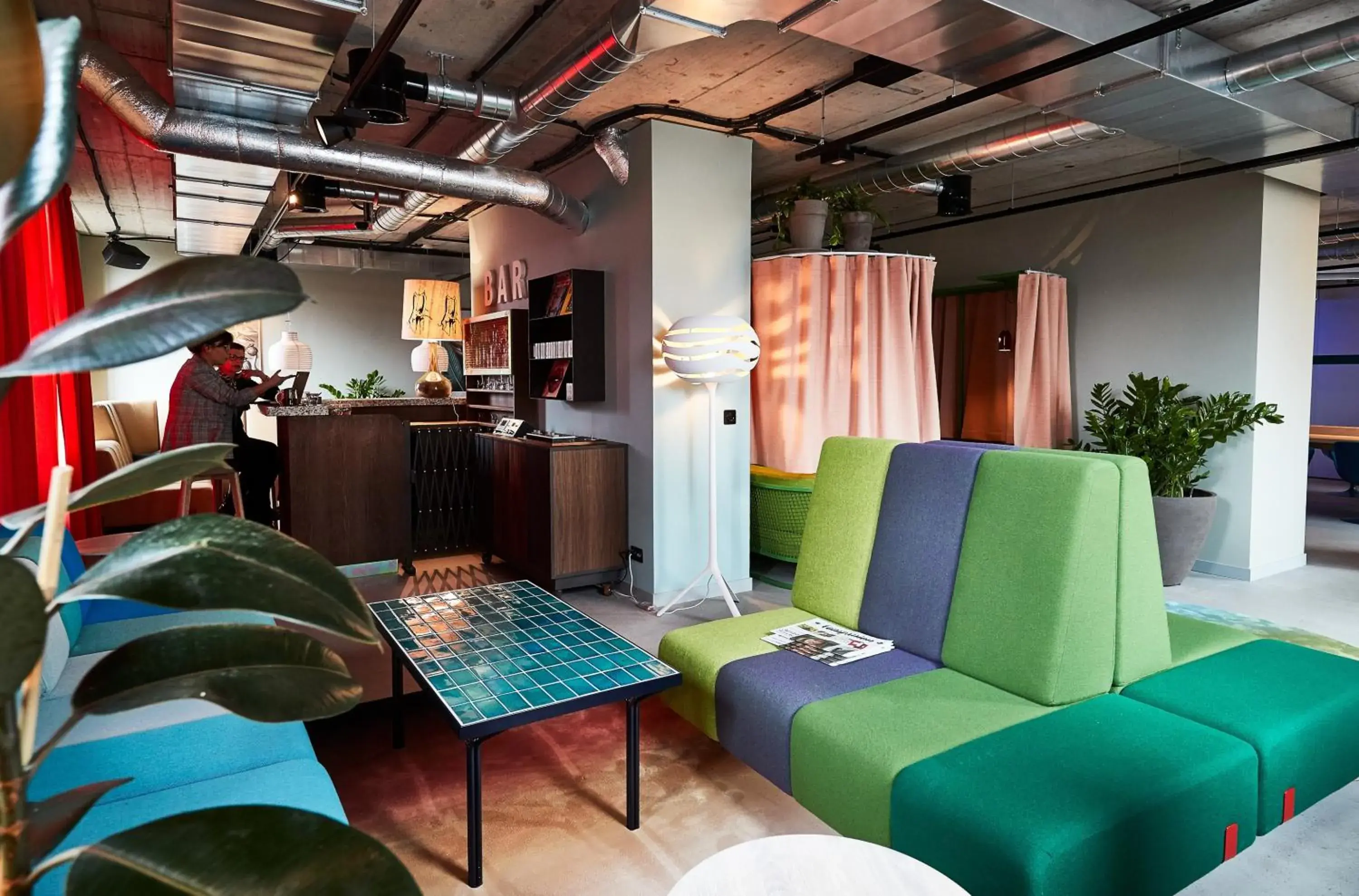 Lounge or bar in 25hours Hotel Langstrasse Lounge or bar in 25hours Hotel Langstrasse