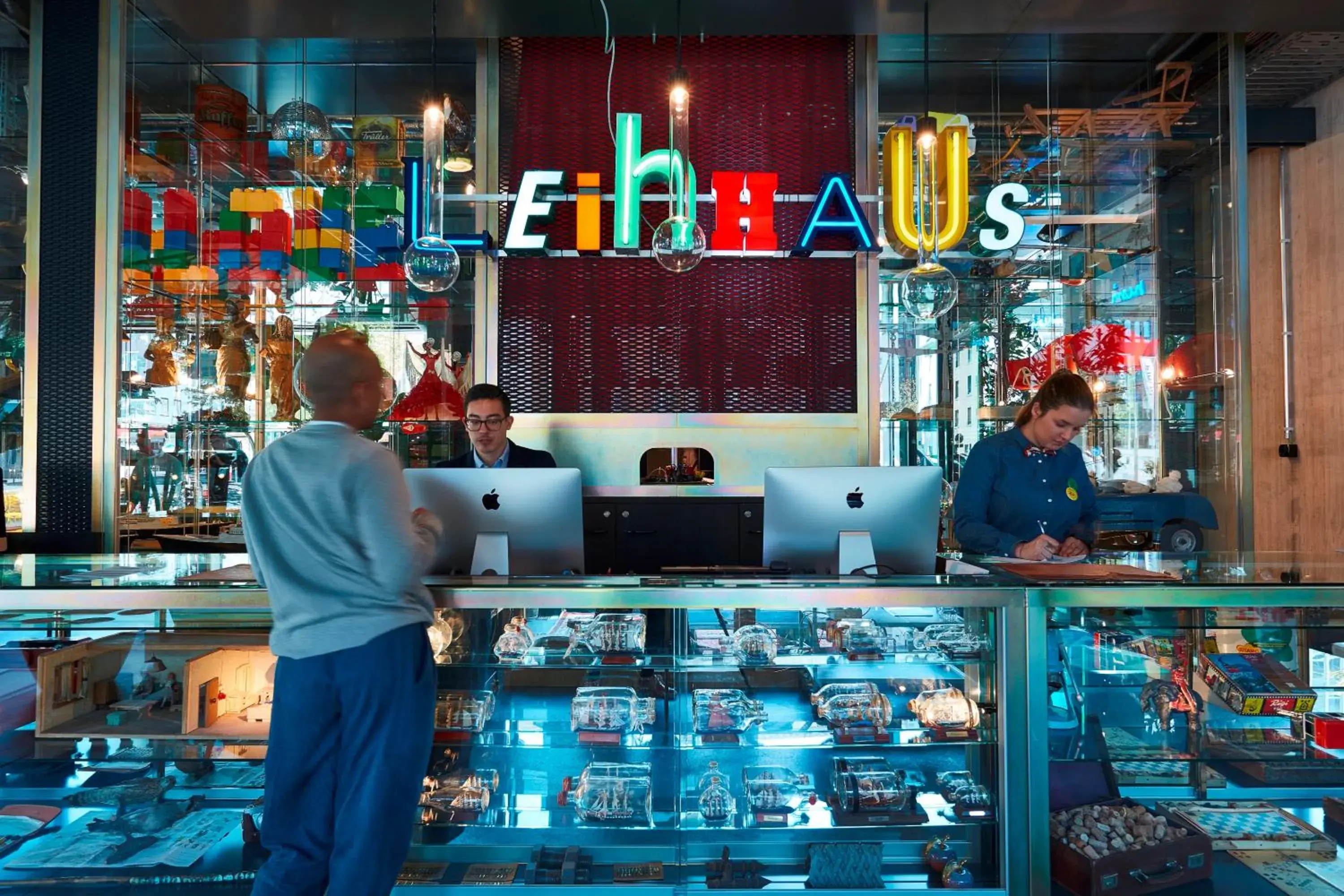 Lobby or reception in 25hours Hotel Langstrasse Lobby or reception in 25hours Hotel Langstrasse