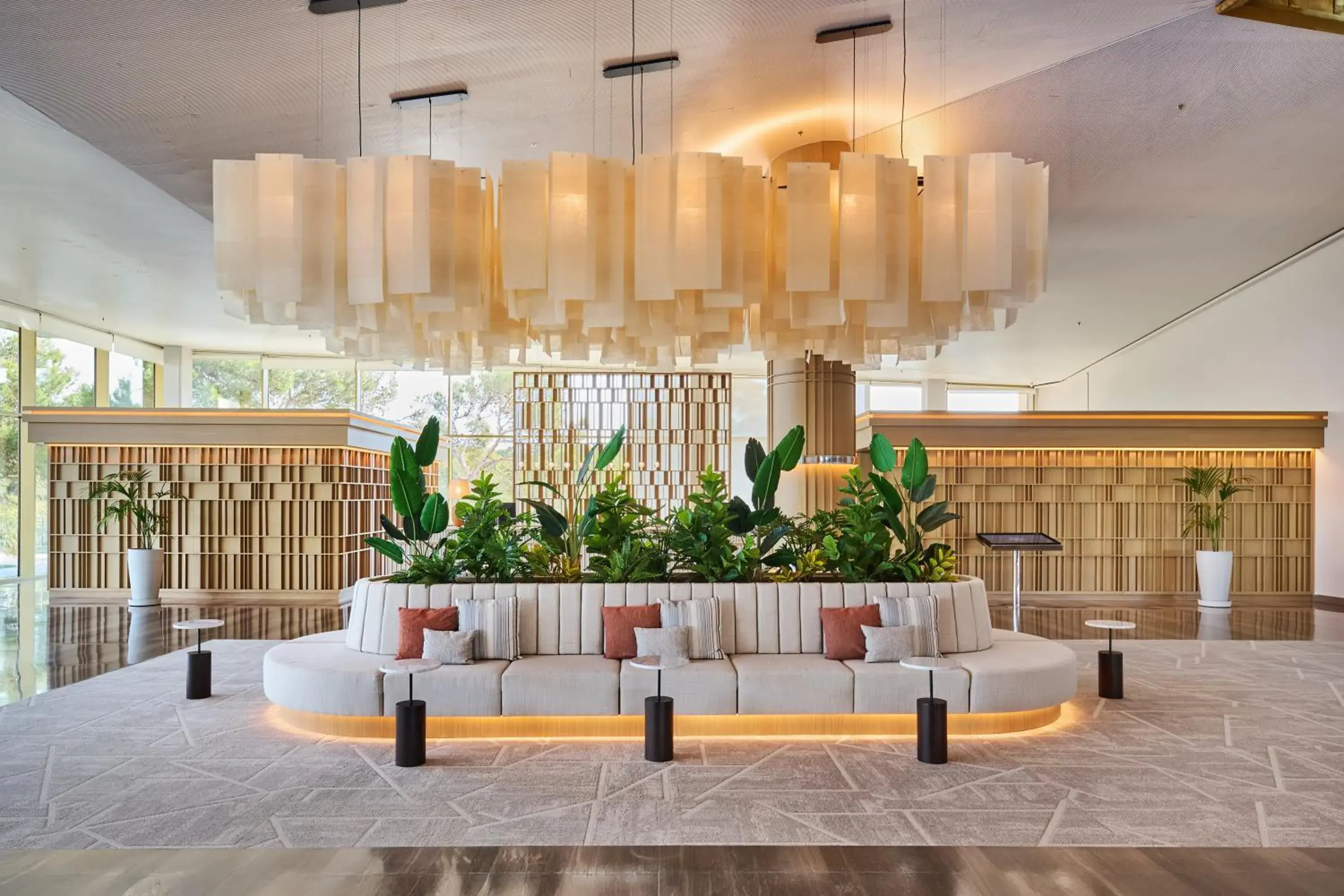 Lobby or reception in Hipotels Playa de Palma Palace&Spa Lobby or reception in Hipotels Playa de Palma Palace&Spa