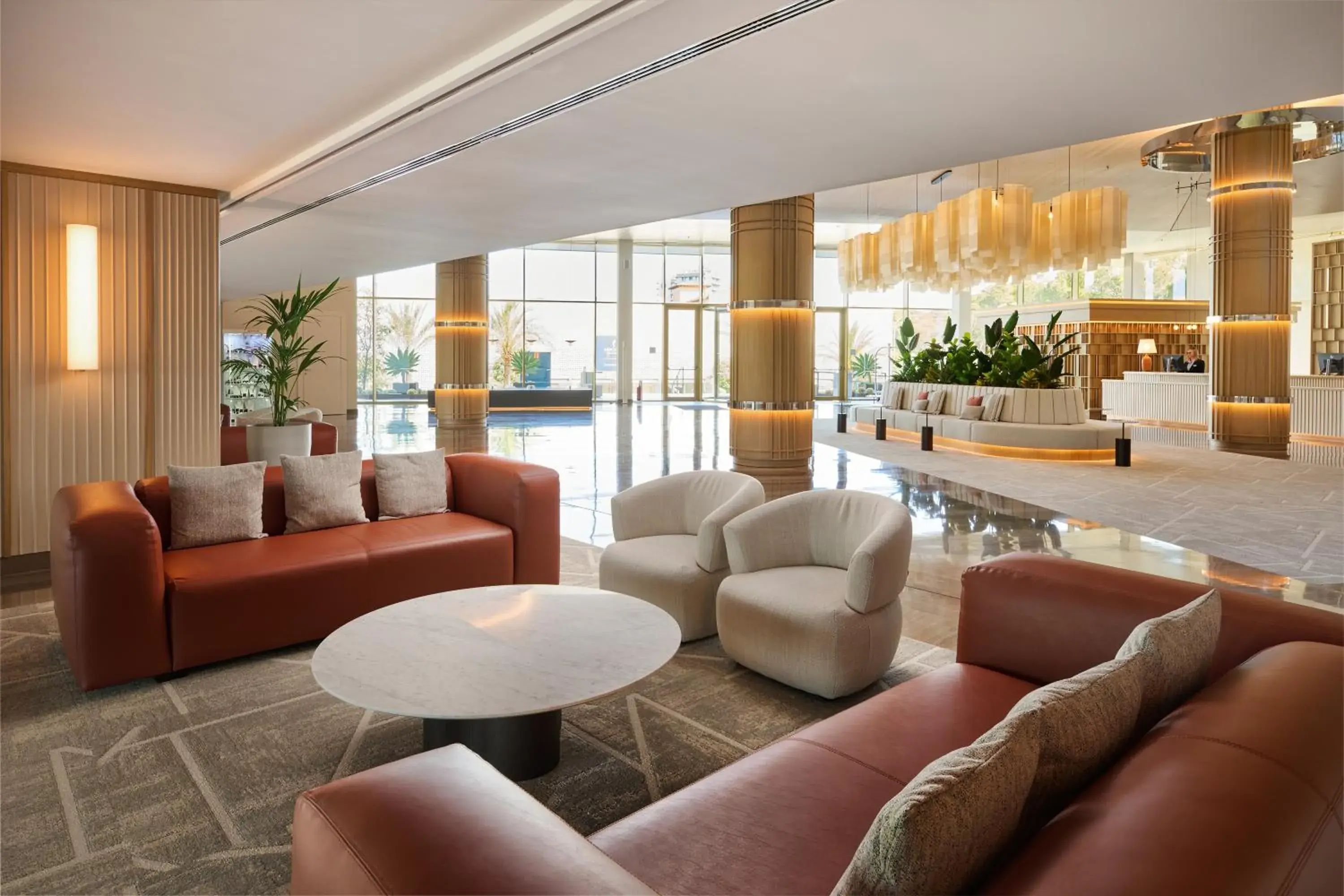 Lobby or reception in Hipotels Playa de Palma Palace&Spa Lobby or reception in Hipotels Playa de Palma Palace&Spa