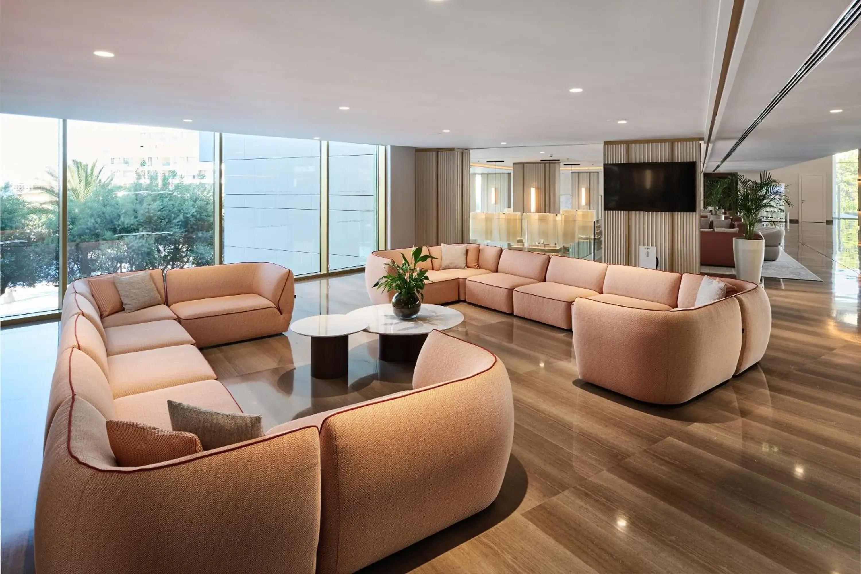 Lobby or reception in Hipotels Playa de Palma Palace&Spa Lobby or reception in Hipotels Playa de Palma Palace&Spa