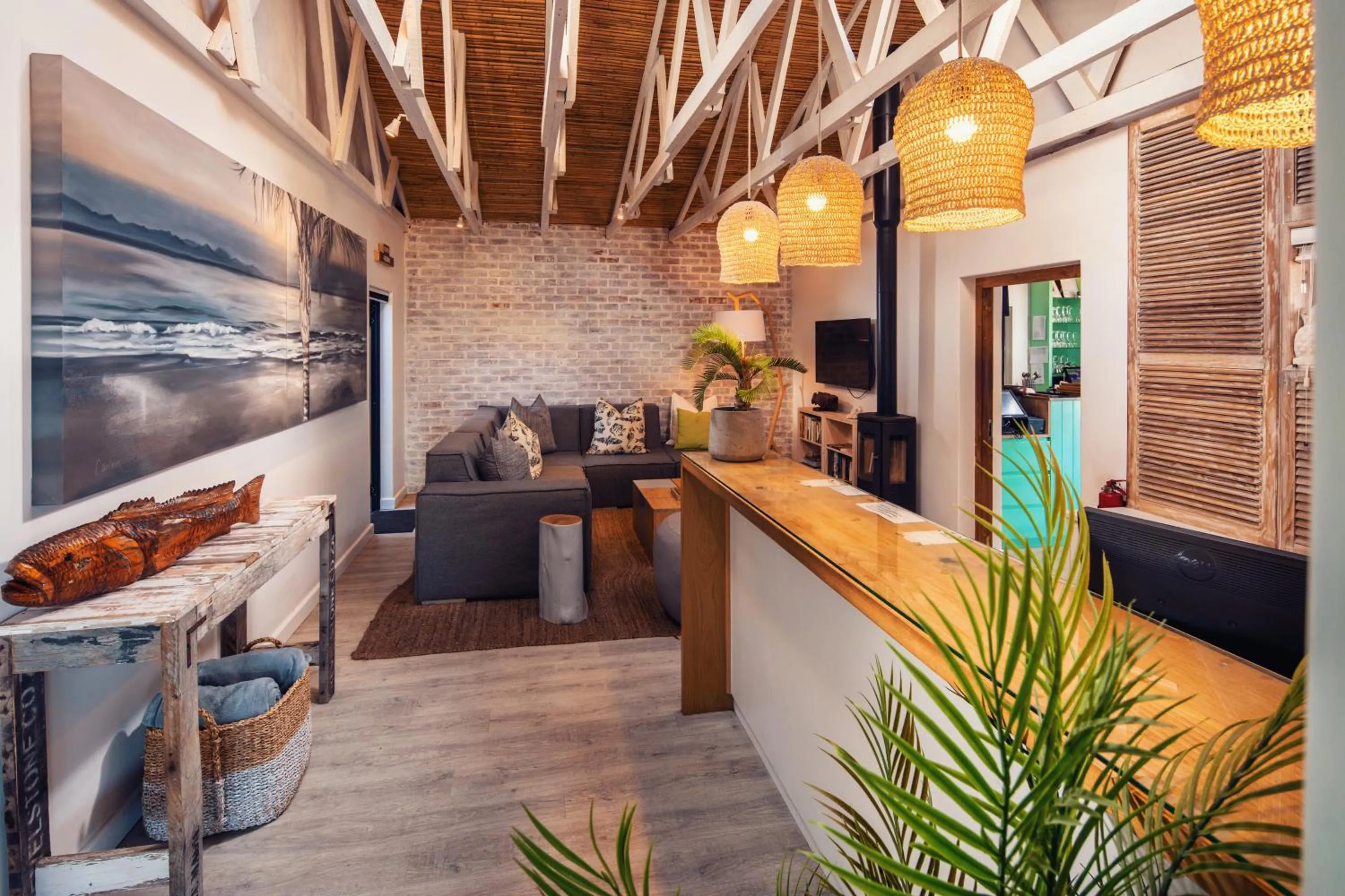 Communal lounge/ TV room in The Bungalow