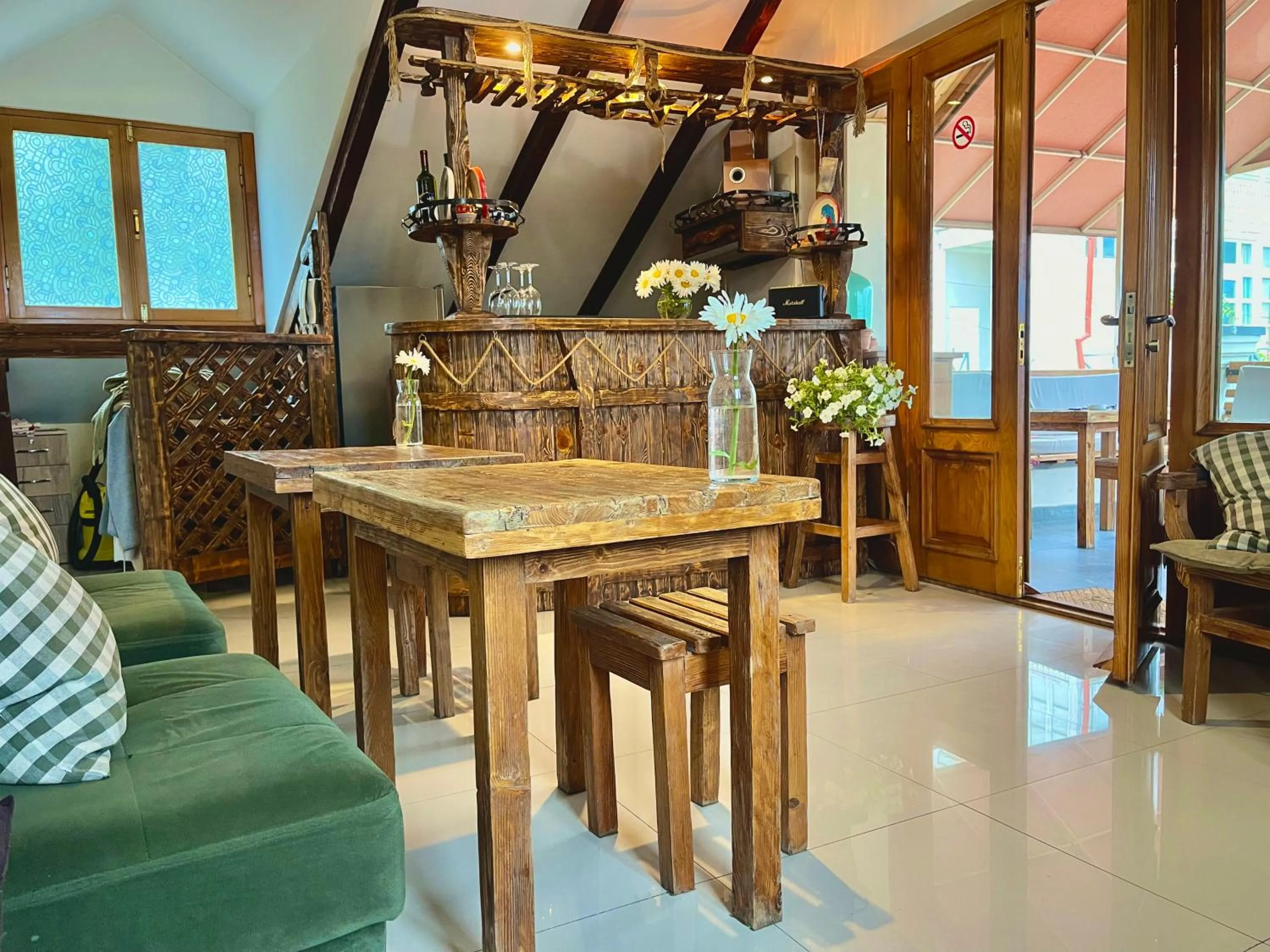 Seating area in Betlemi Old Town Hotel