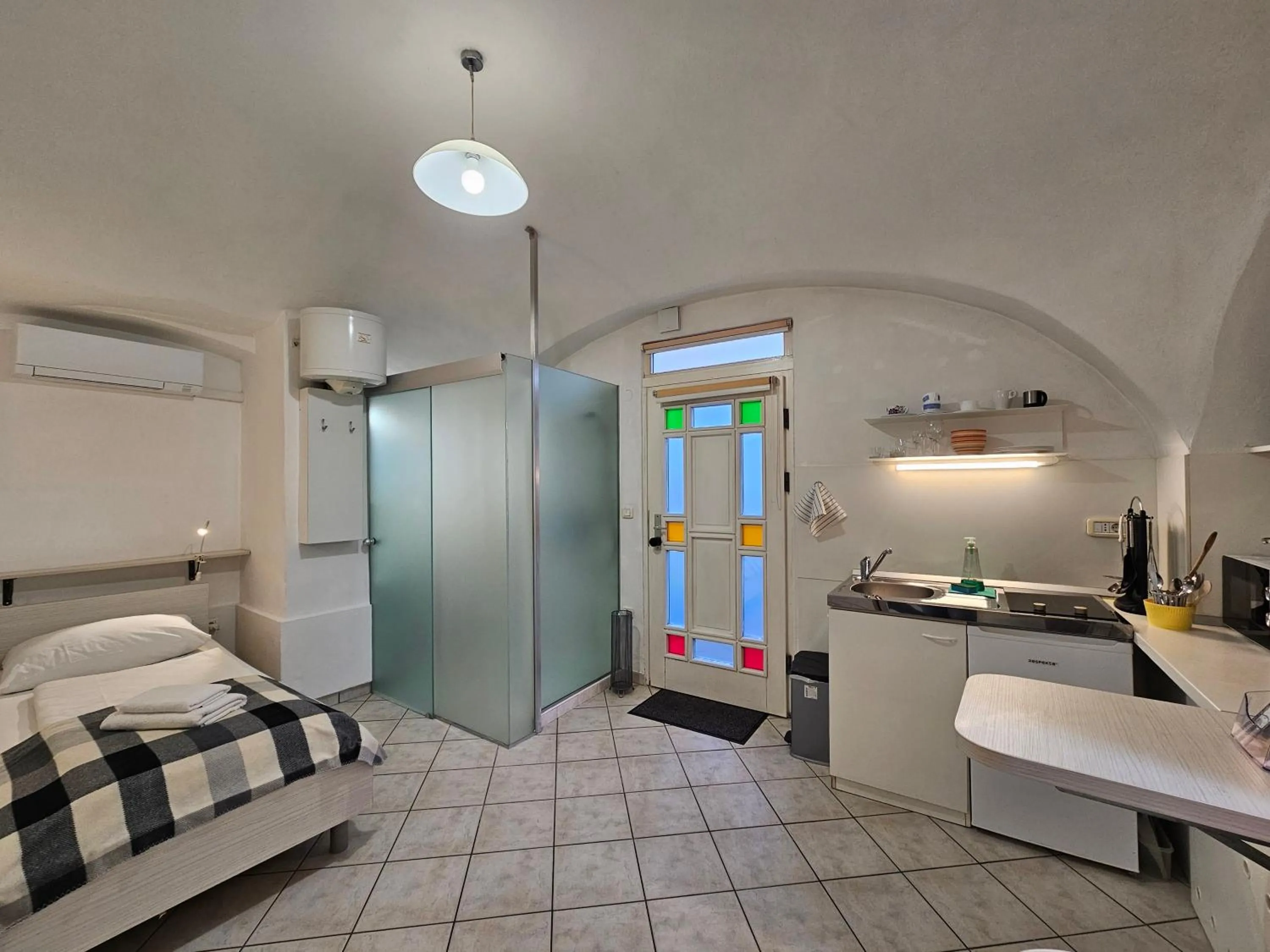 Property building, Bed in Tiny central studio apartment Nika Ljubljana