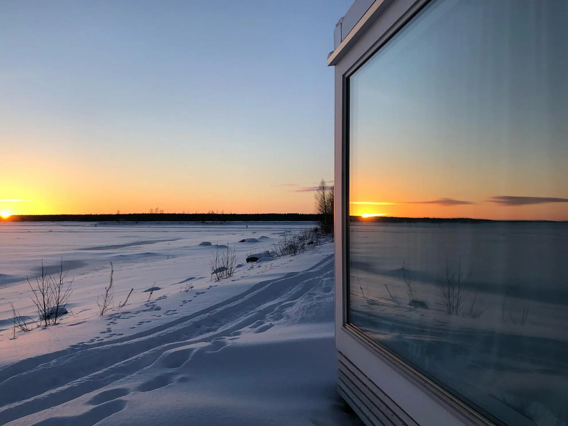 Winter in Seaside Glass Villas