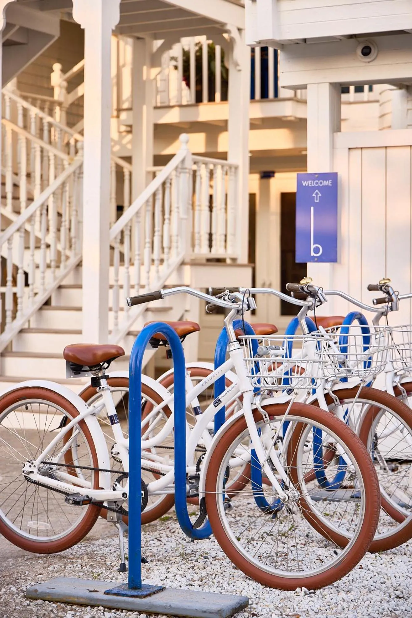 Cycling in Blue - Inn on the Beach