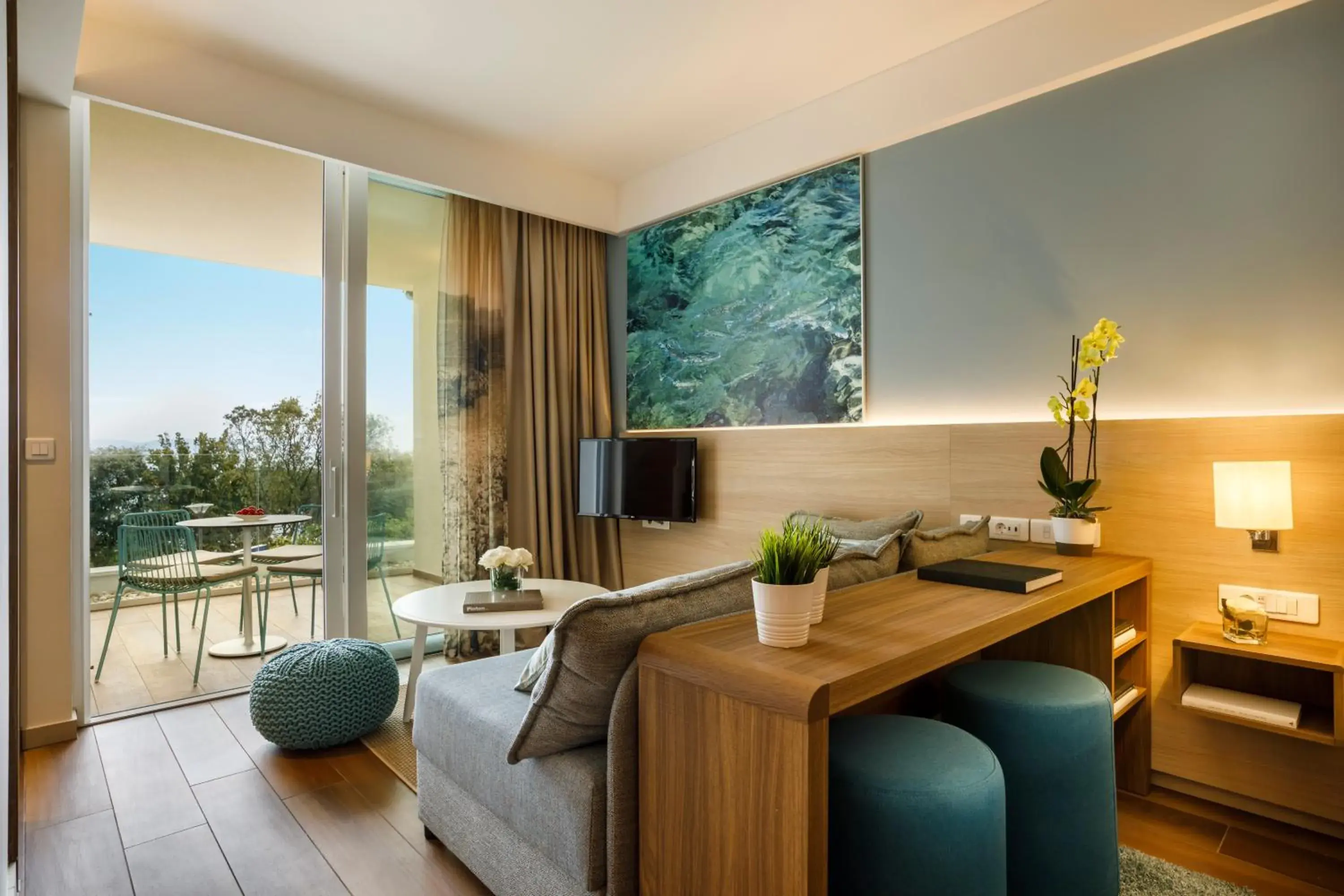 Living room in Girandella Resort, Valamar Collection Living room in Girandella Resort, Valamar Collection