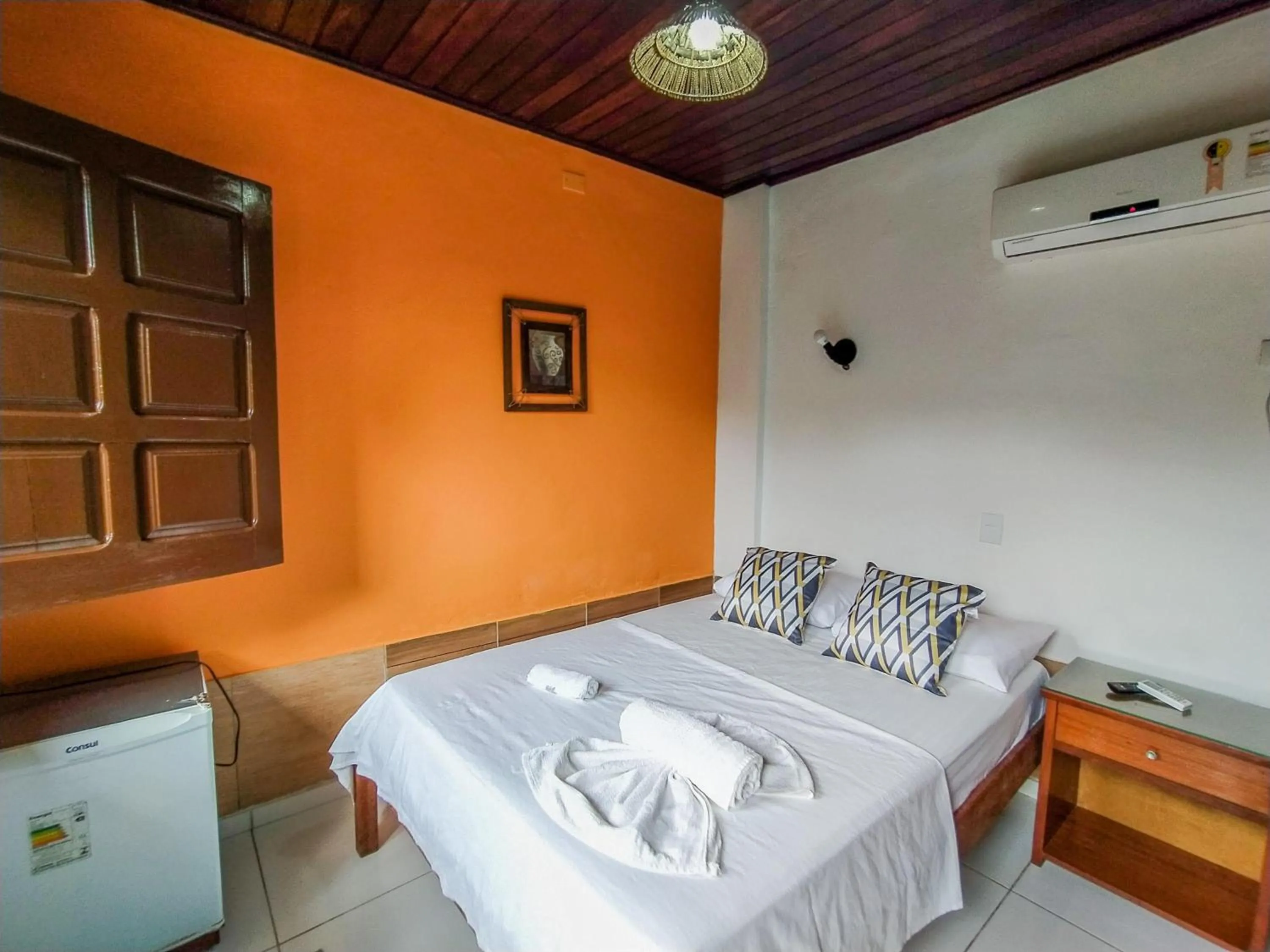 Bed in Tapirandú Pousada