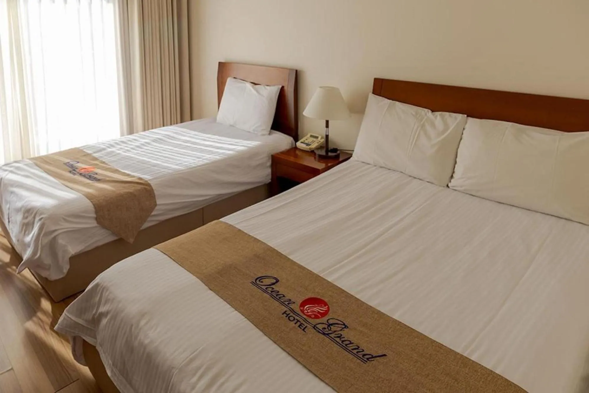 Bed in Ocean Grand Hotel