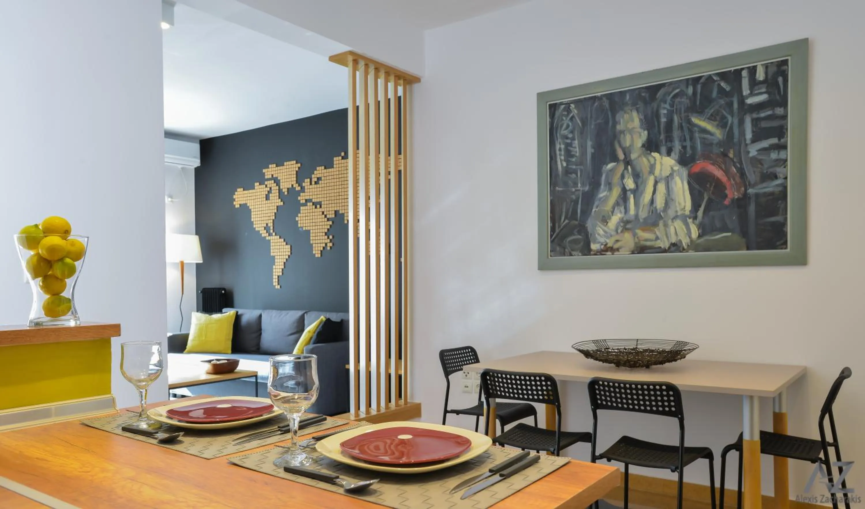 Dining area in Phaedra Apartment