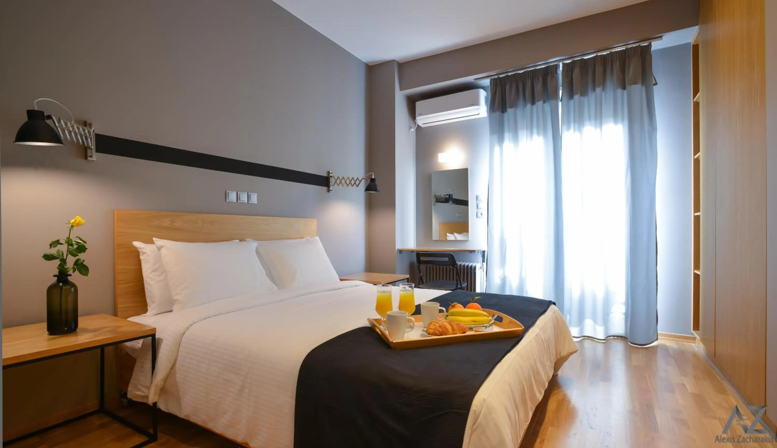 Bedroom, Bed in Phaedra Apartment