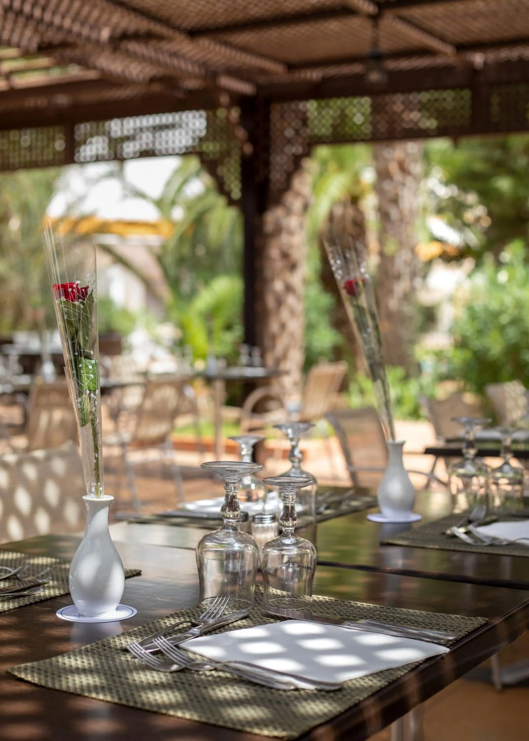 Patio in Marhaba Salem - Family Only