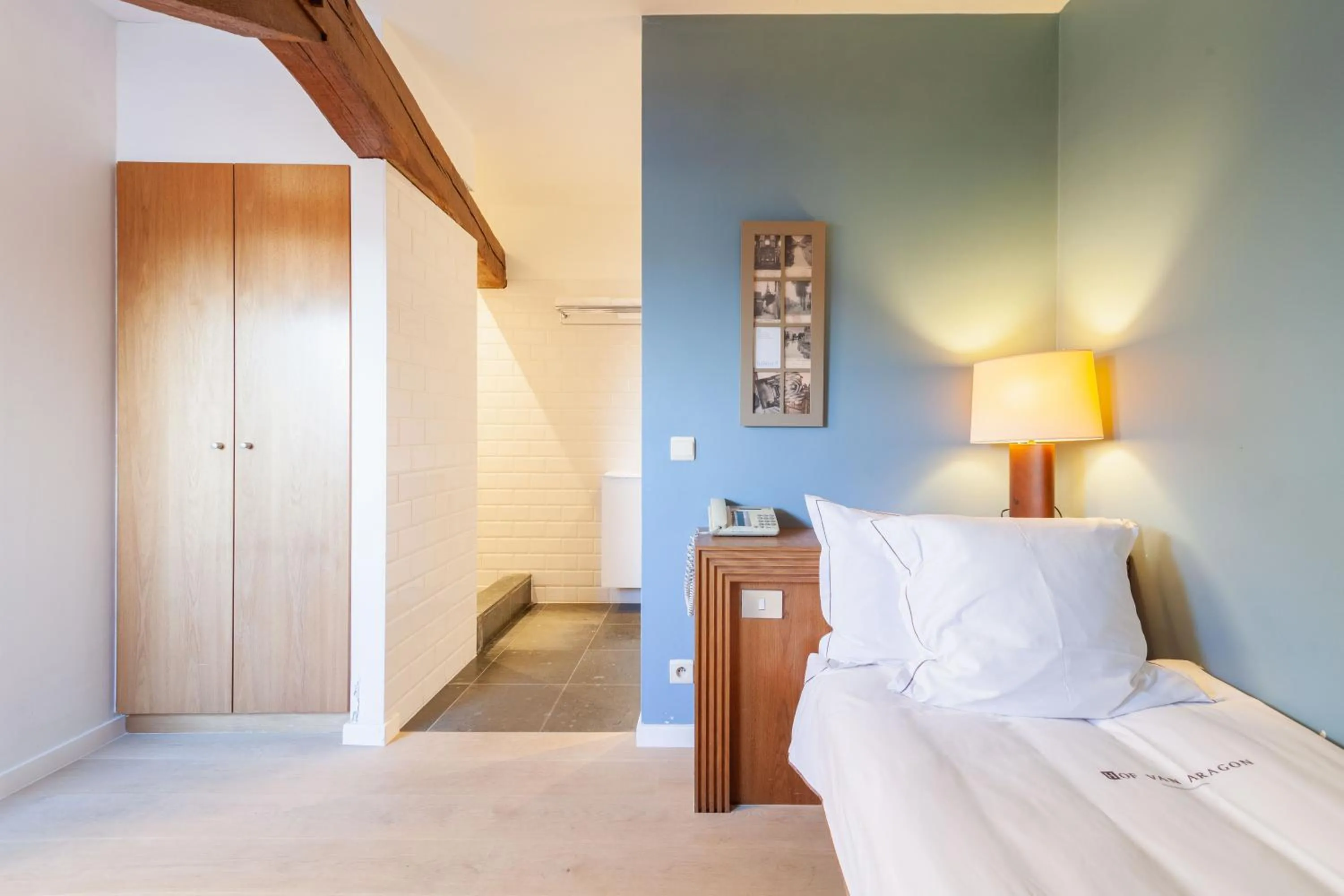Bed in Hotel Hof van Aragon