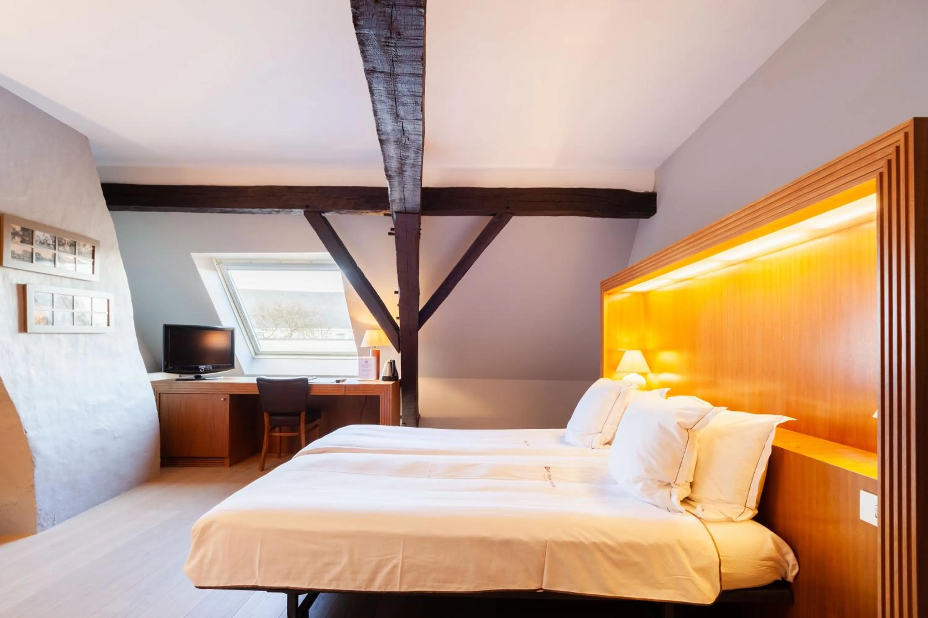 Bed in Hotel Hof van Aragon
