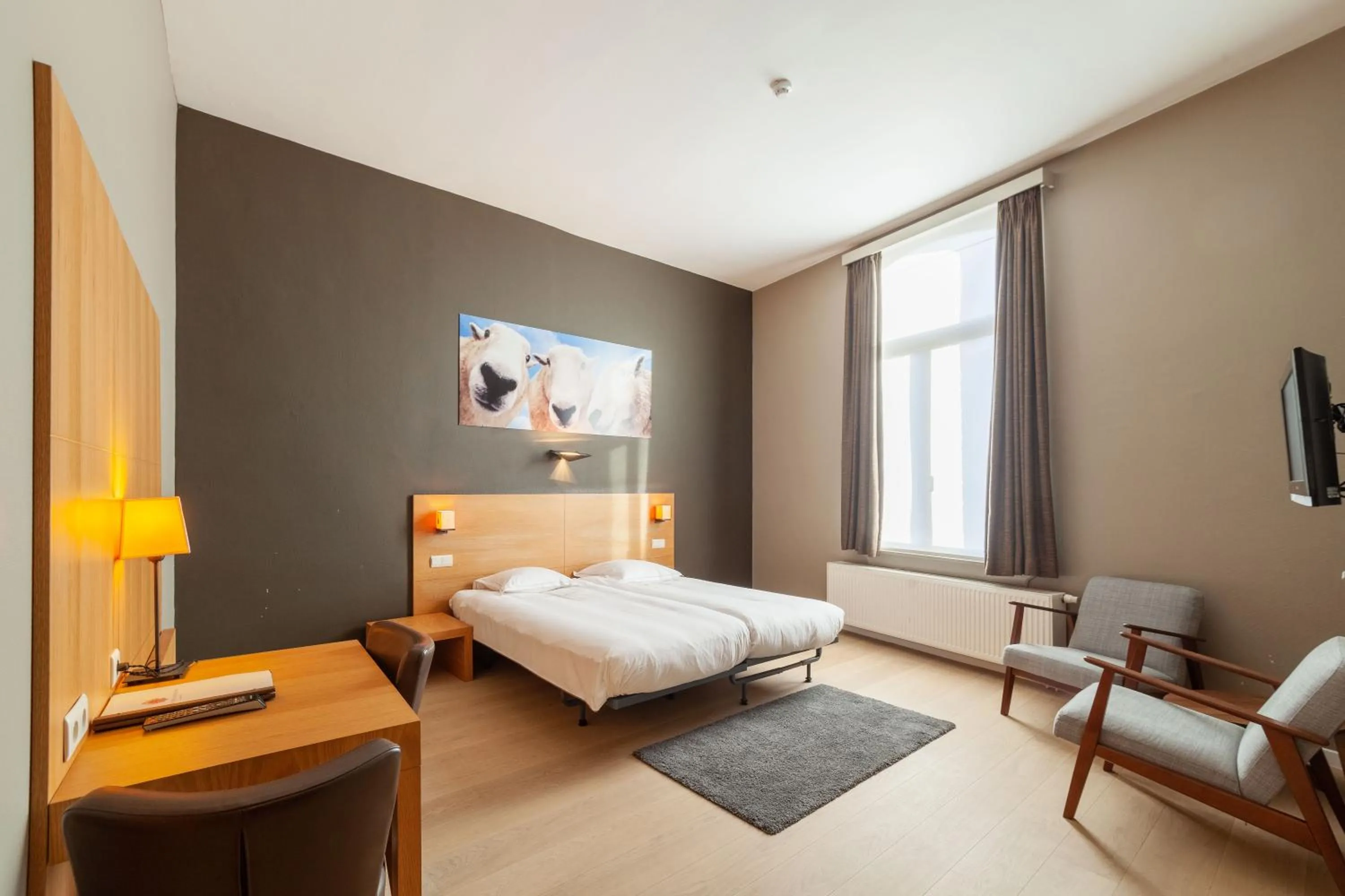 Bed in Hotel Hof van Aragon