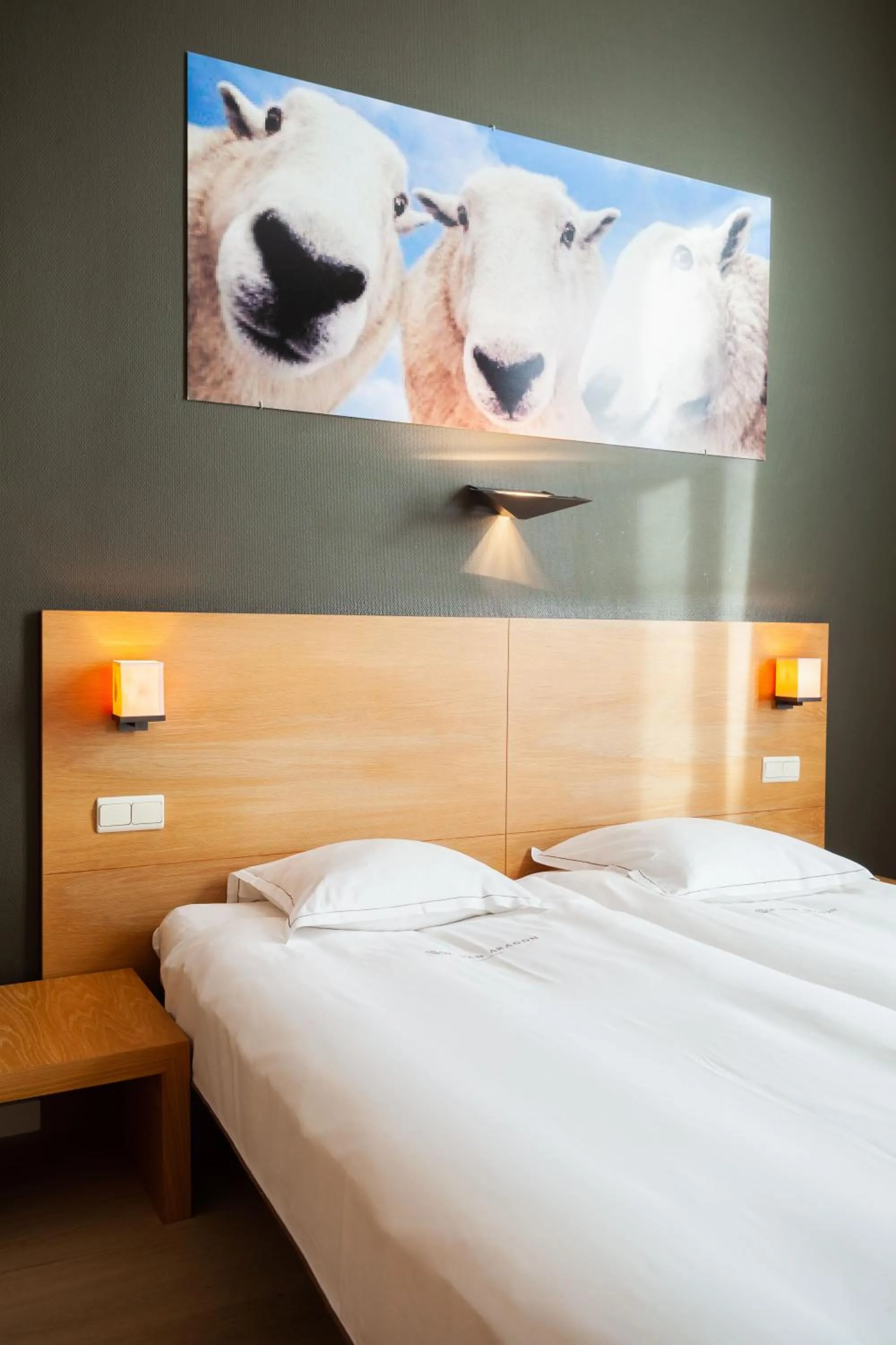 Bed in Hotel Hof van Aragon