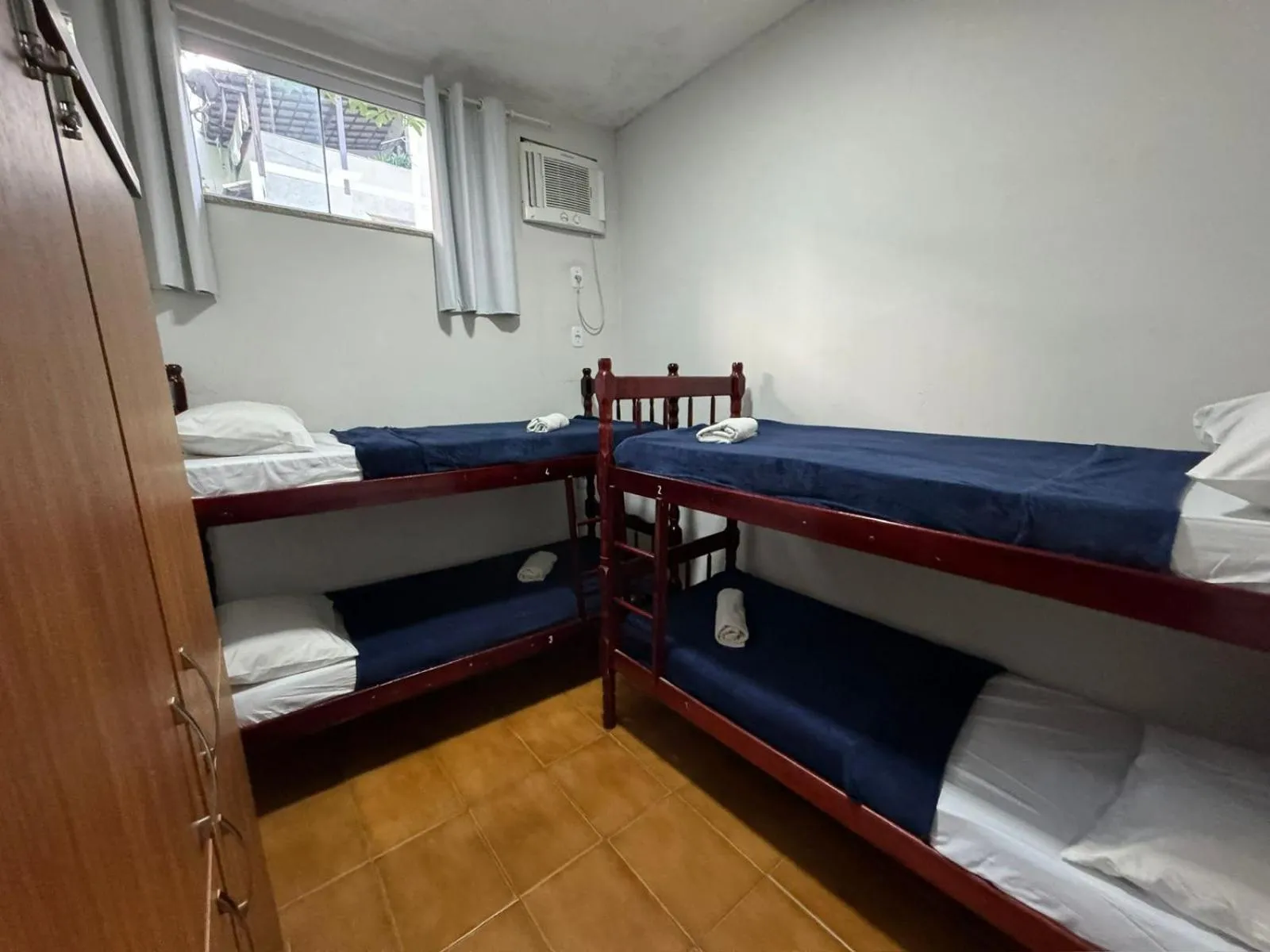 Bed in Pousada Vila Praiana