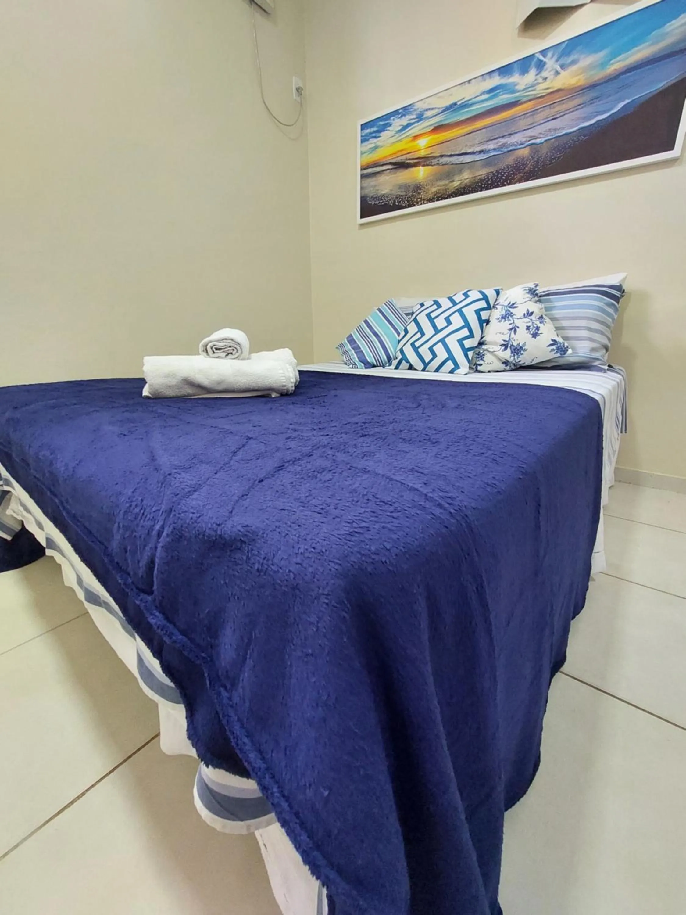 Bed in Pousada Vila Praiana