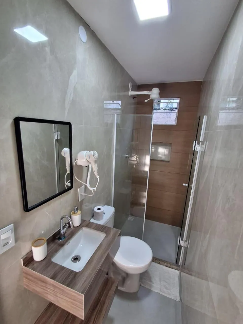 Shower in Pousada Vila Praiana