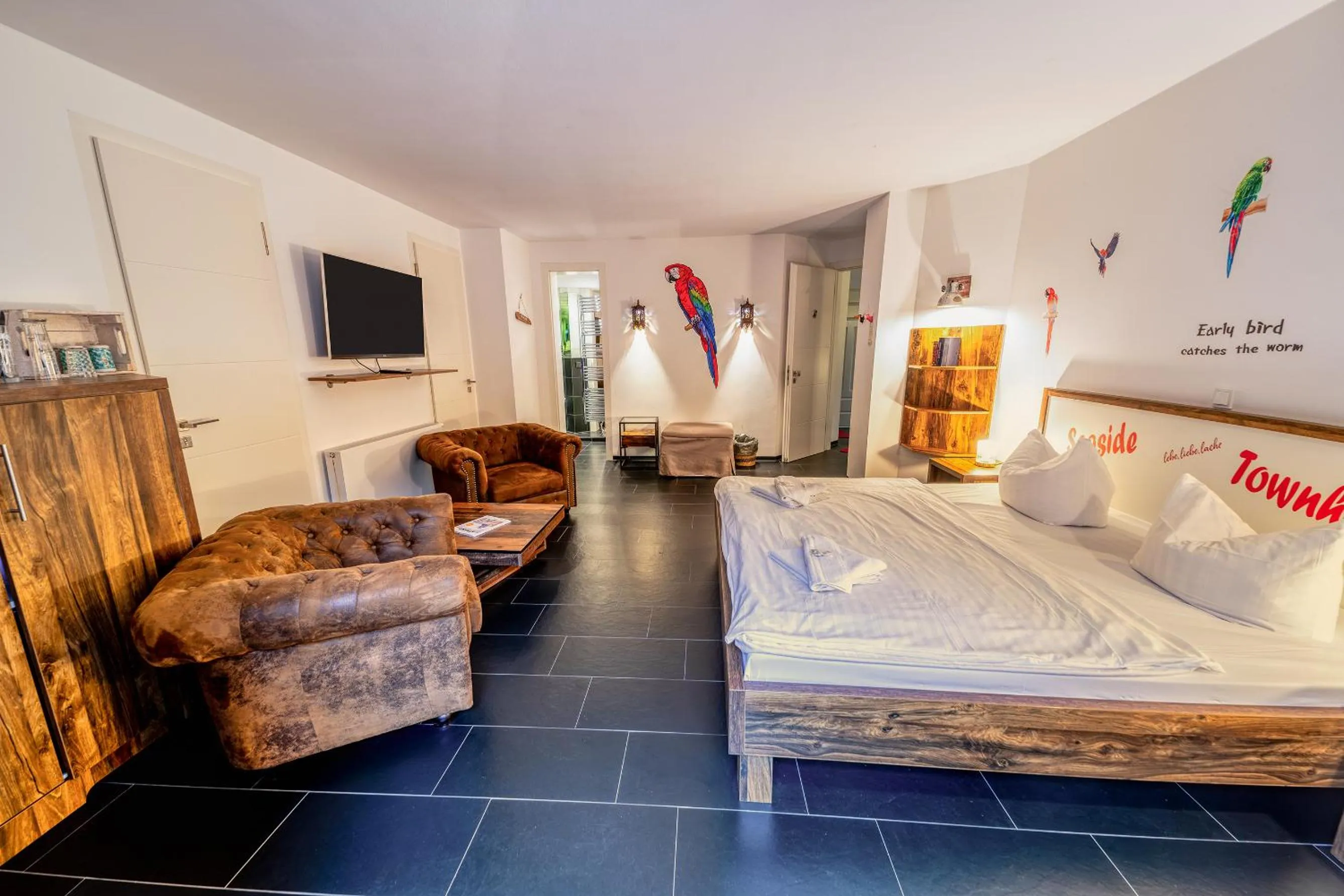 Photo of the whole room, Bed in Seaside-Townhouse