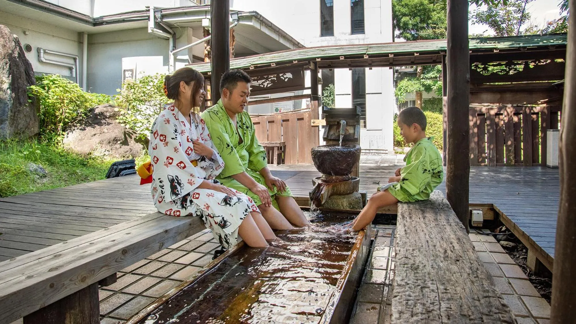 Hot Spring Bath in Fukusenka