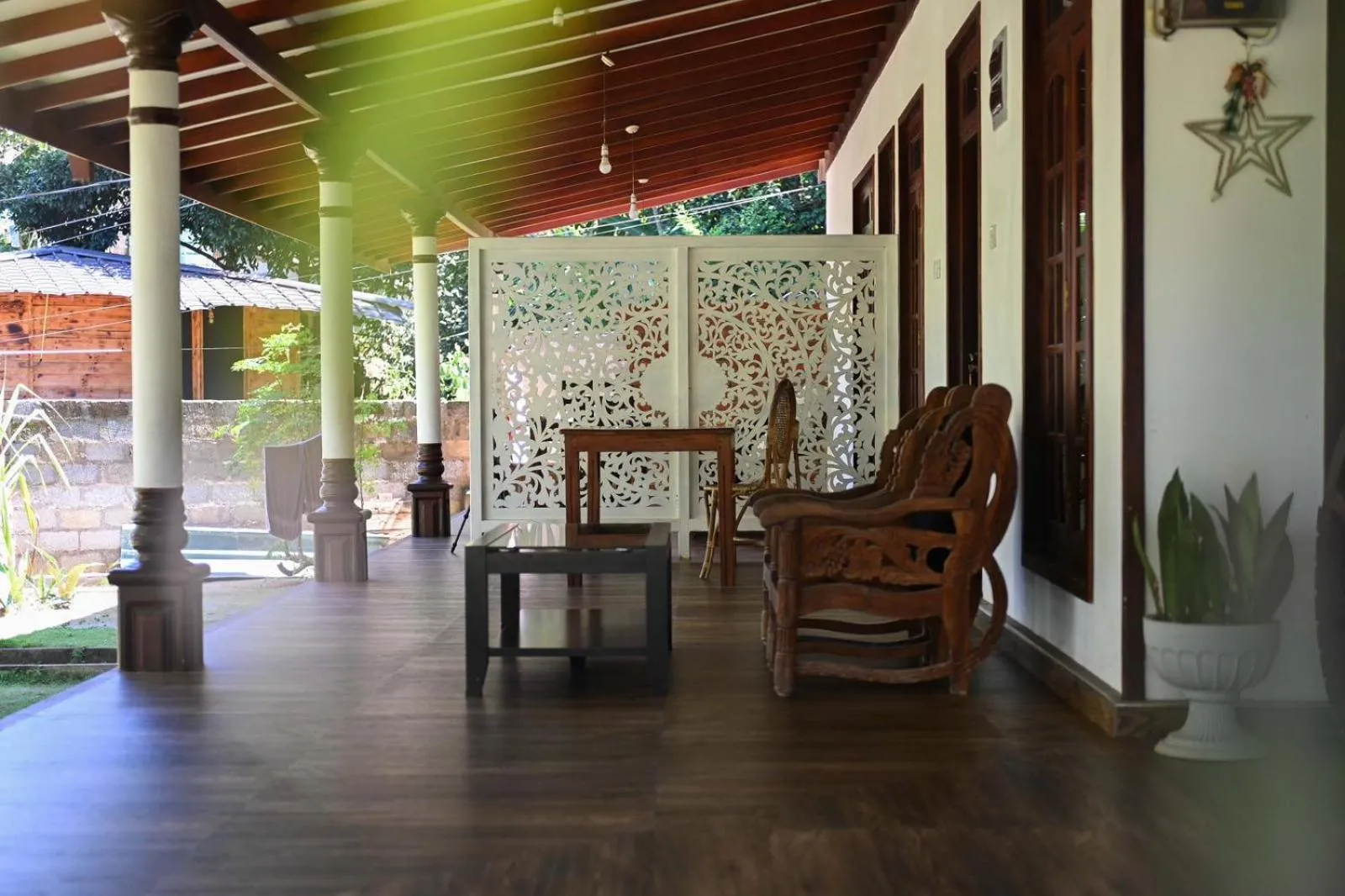 Seating area in Lavender Homestay