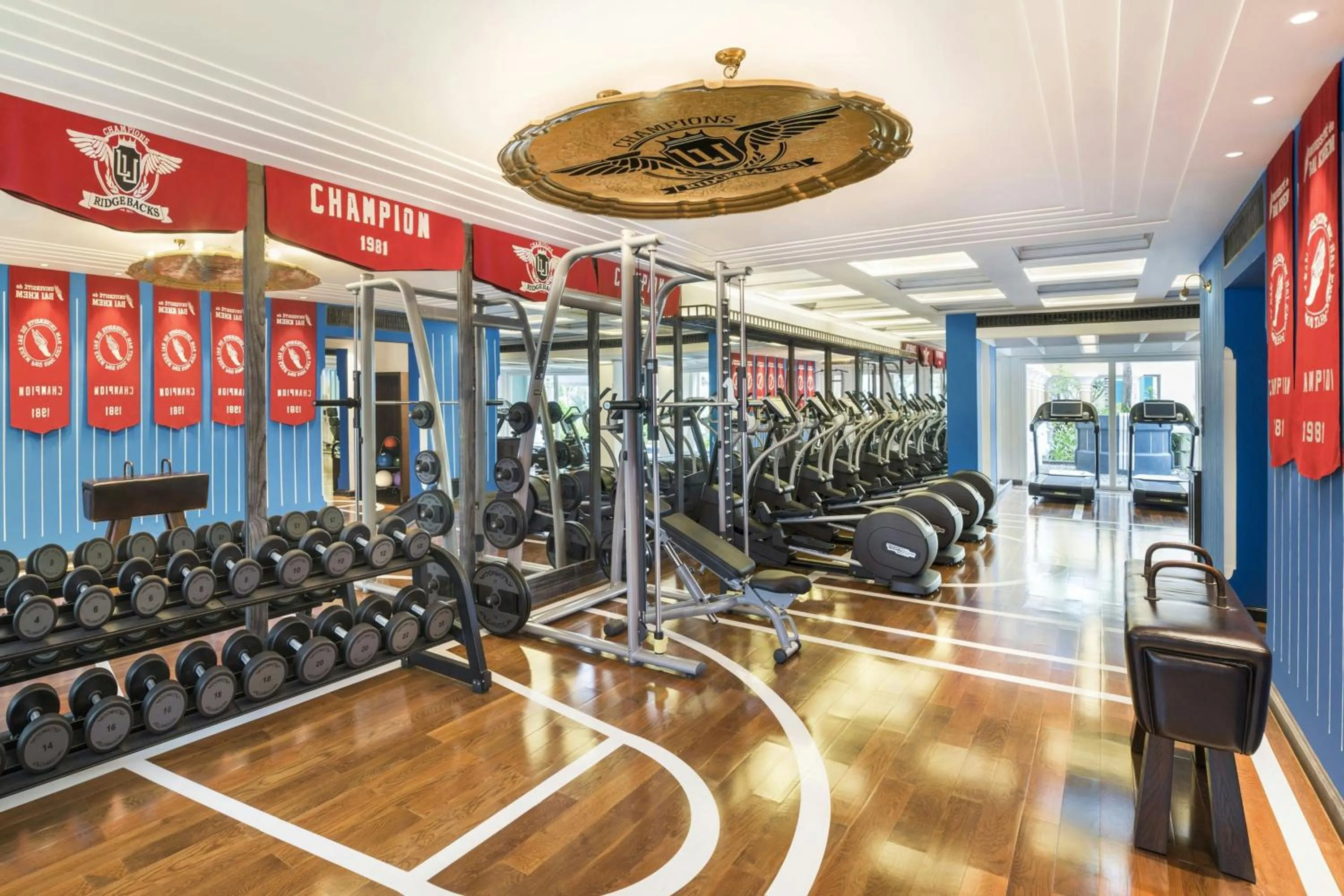 Fitness centre/facilities in JW Marriott Phu Quoc Emerald Bay Resort & Spa