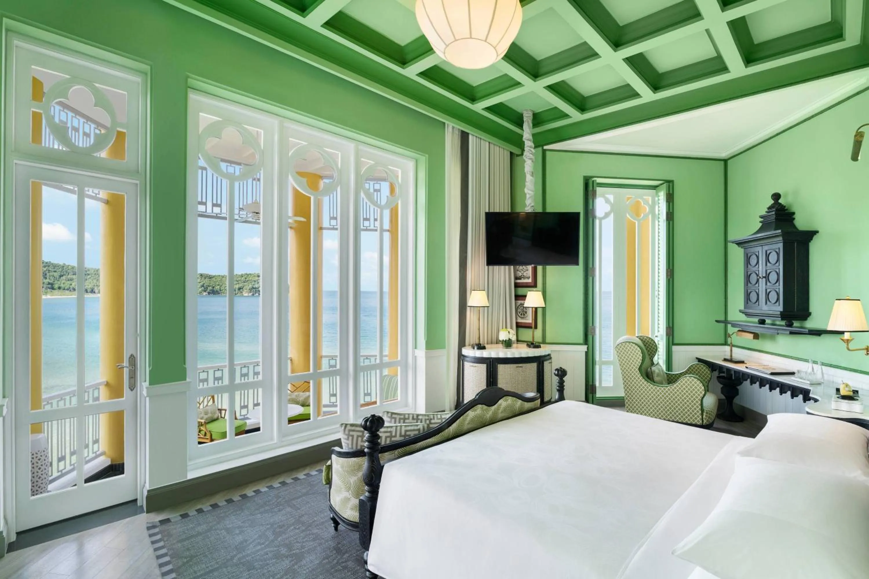 Photo of the whole room, Bed in JW Marriott Phu Quoc Emerald Bay Resort & Spa