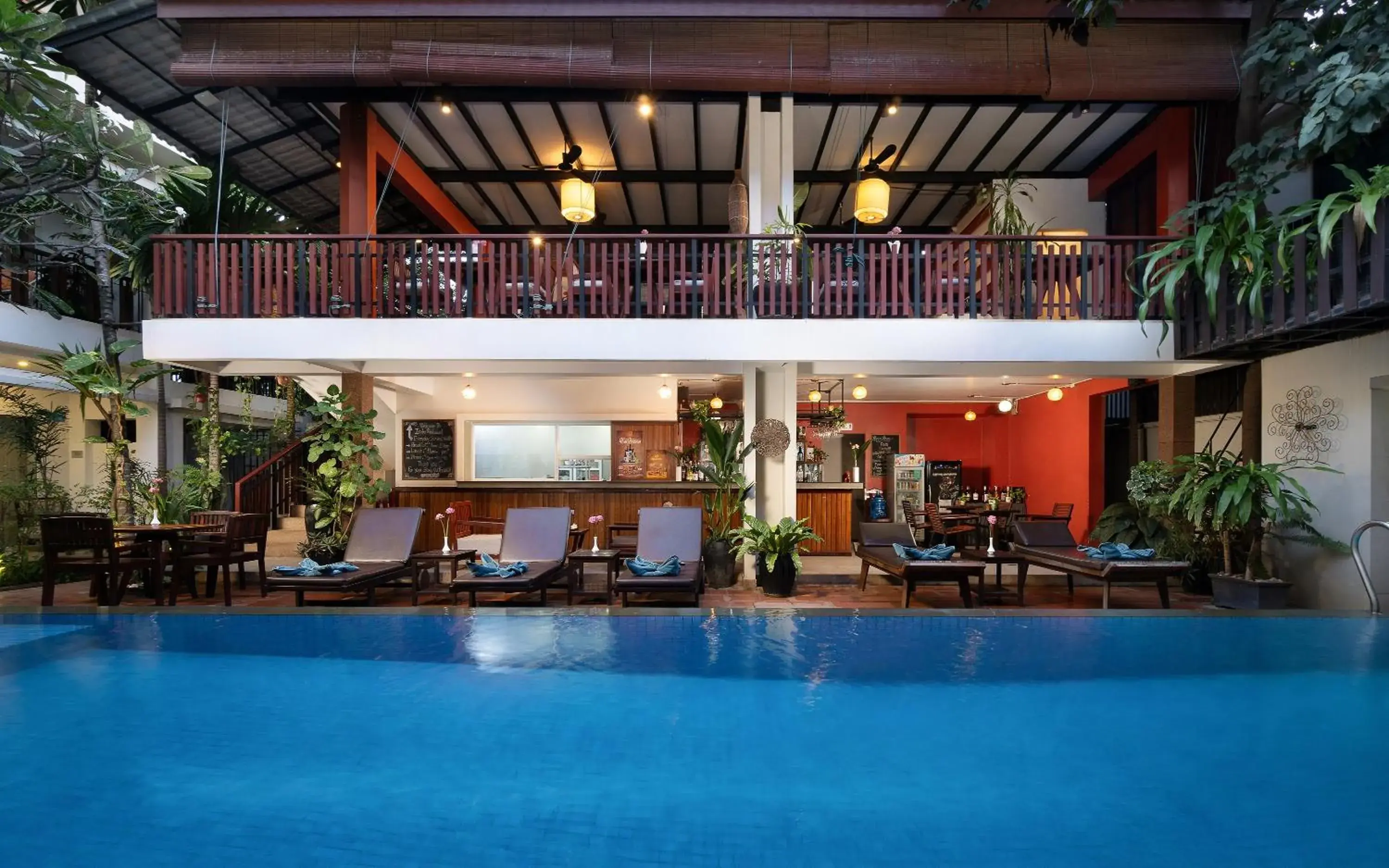 Patio in Indra Angkor Residence Patio in Indra Angkor Residence