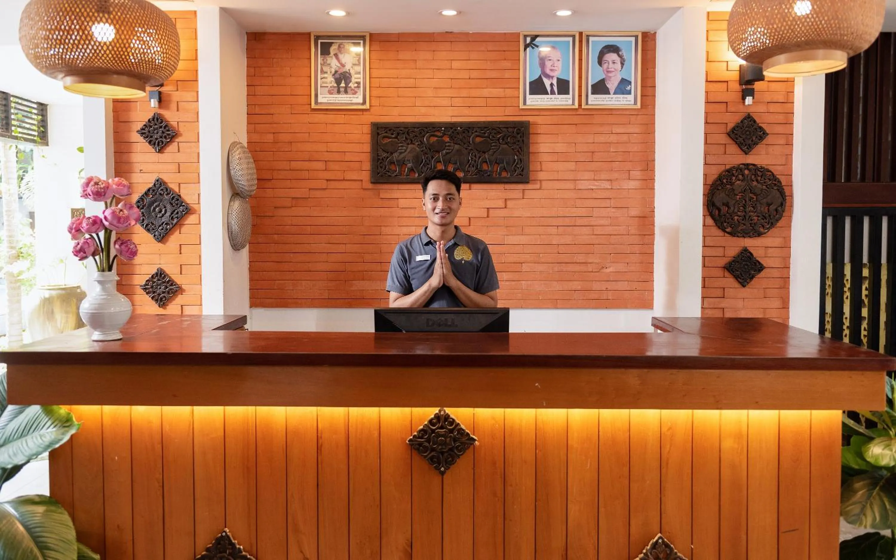 Staff in Indra Angkor Residence