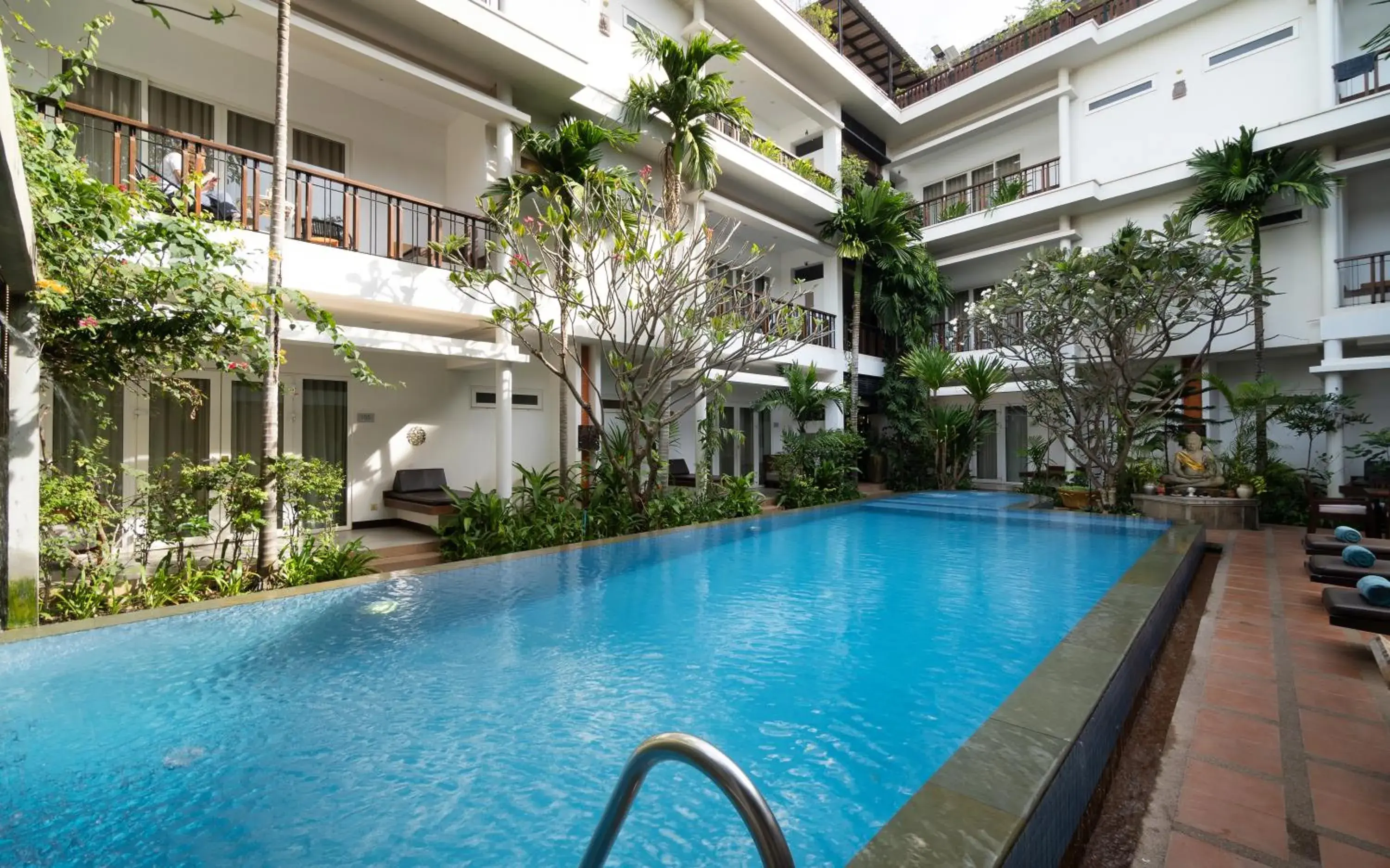 Garden in Indra Angkor Residence Garden in Indra Angkor Residence