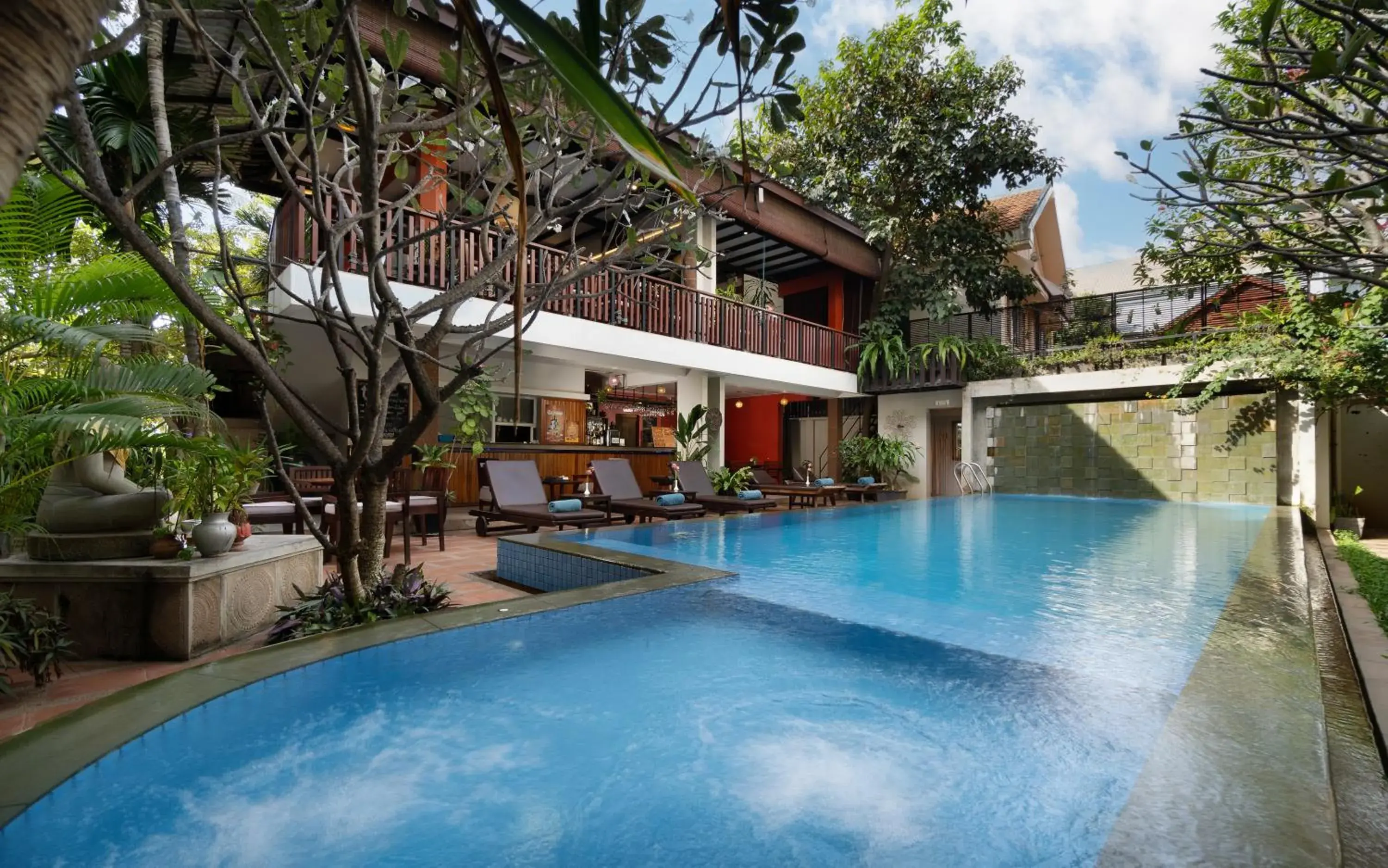 Garden in Indra Angkor Residence Garden in Indra Angkor Residence