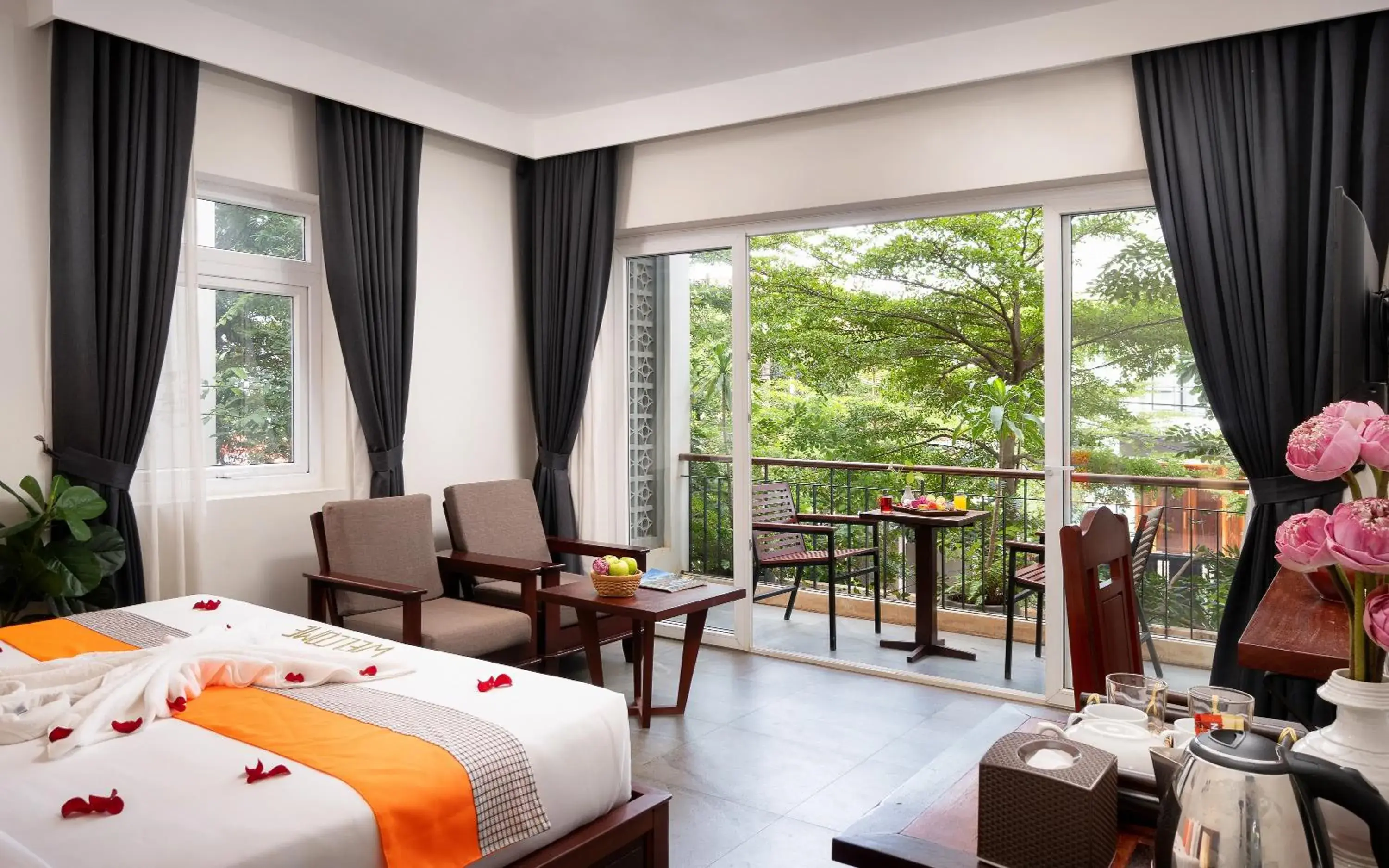 Bed in Indra Angkor Residence Bed in Indra Angkor Residence