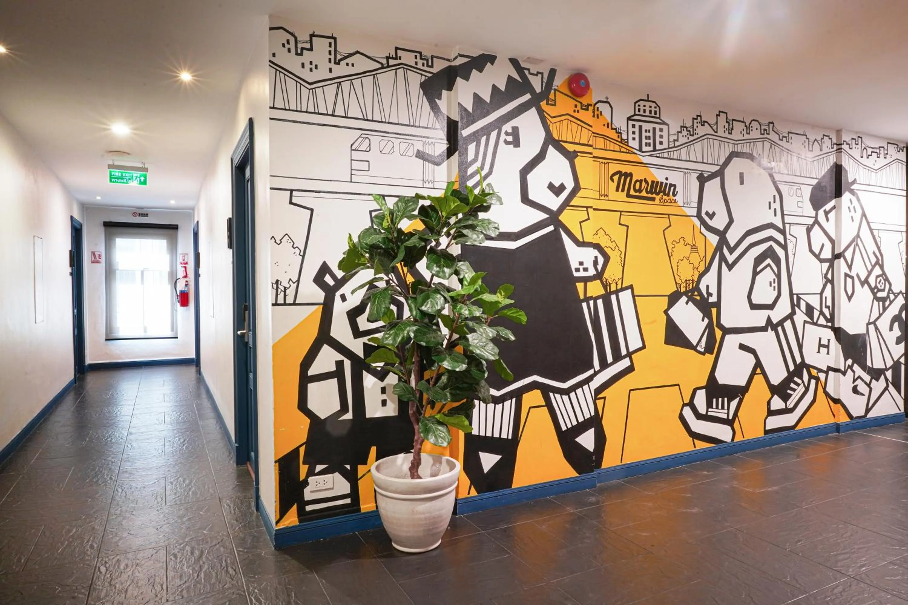 Decorative detail in Marwin Space