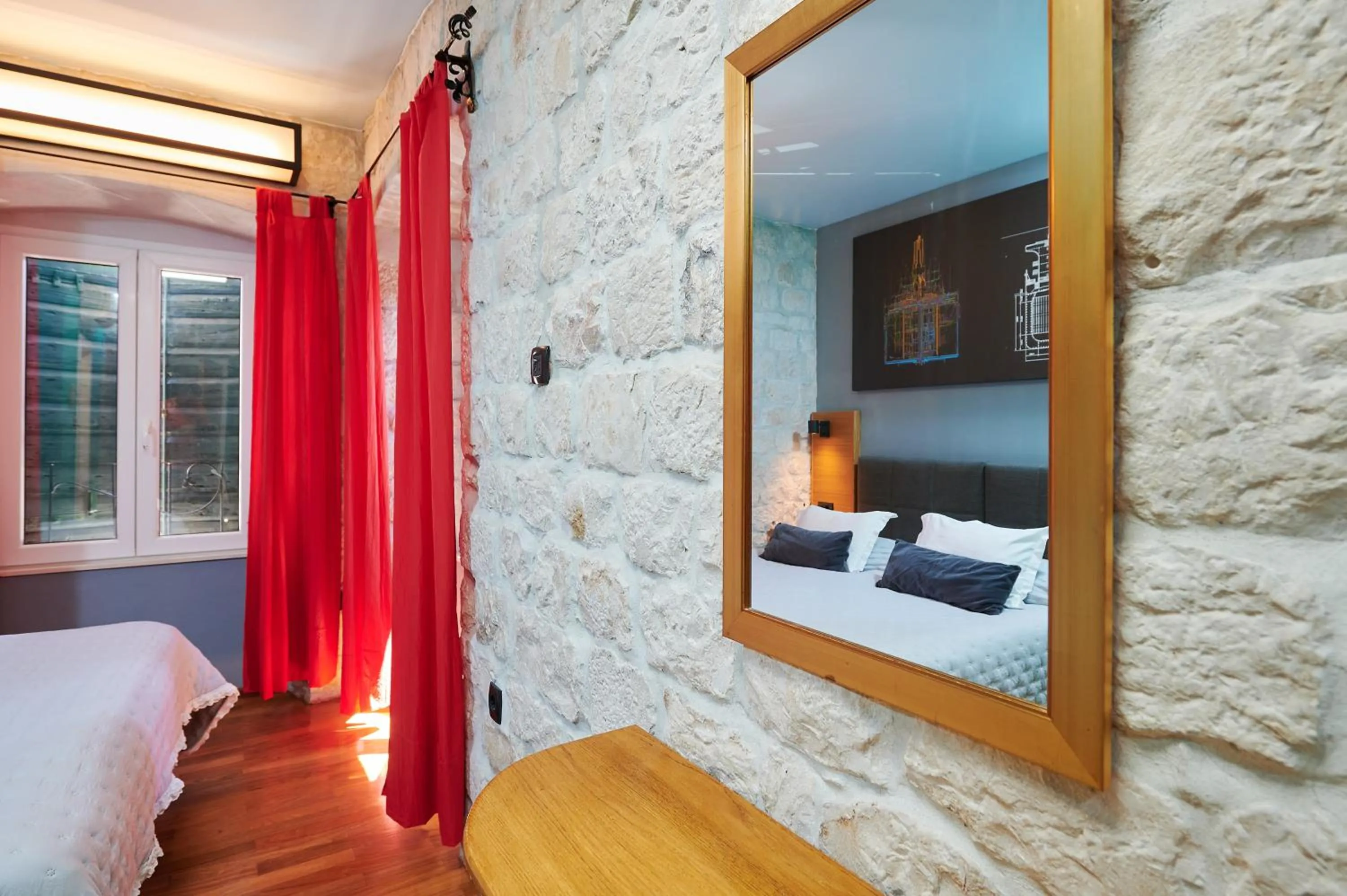 Bedroom, Bed in Domus Maritima