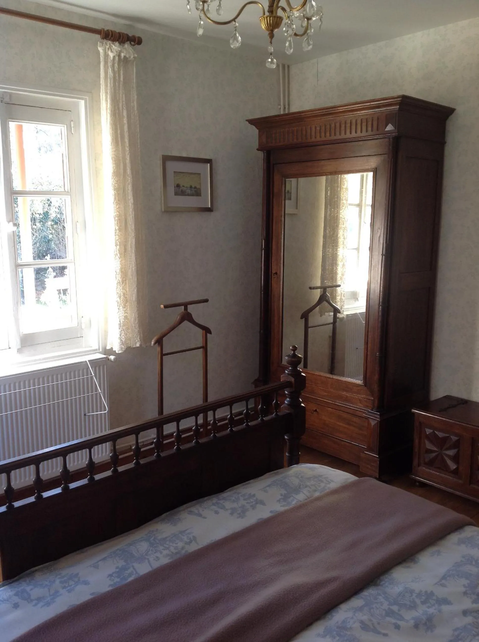 Decorative detail, Bed in Maison Lacoste