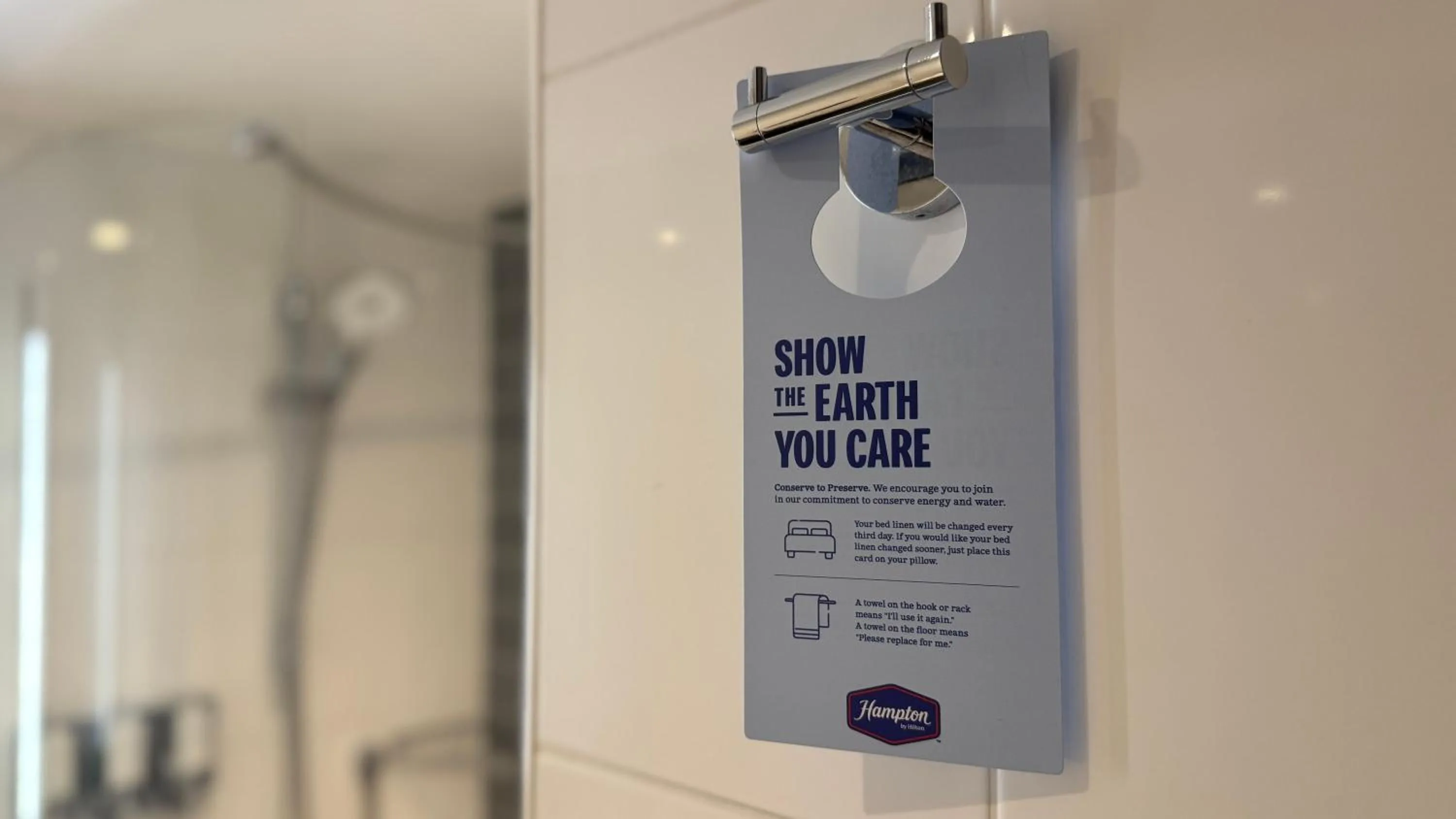 Bathroom in Hampton By Hilton Humberside Airport