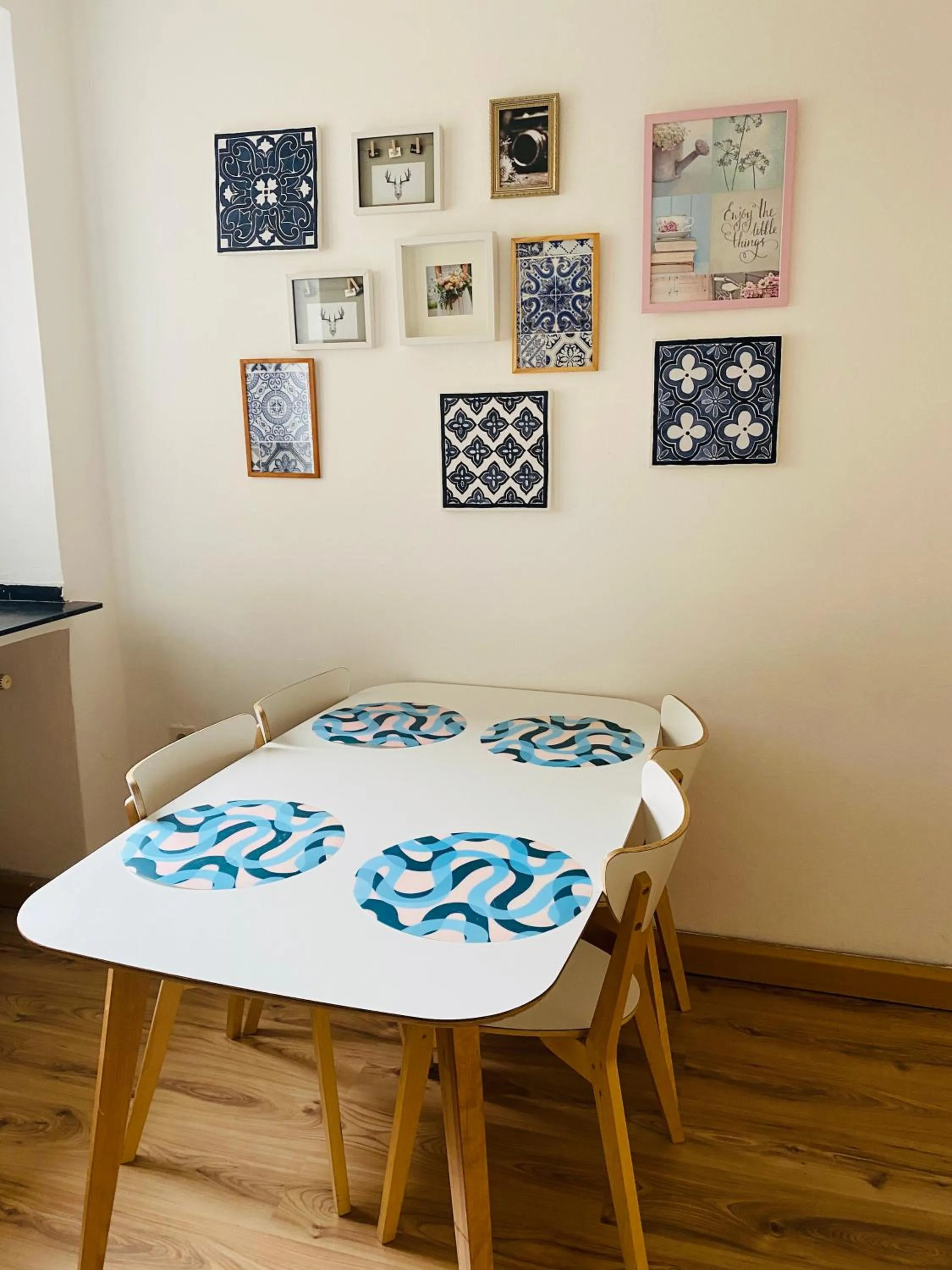 Dining area in TM Aparts