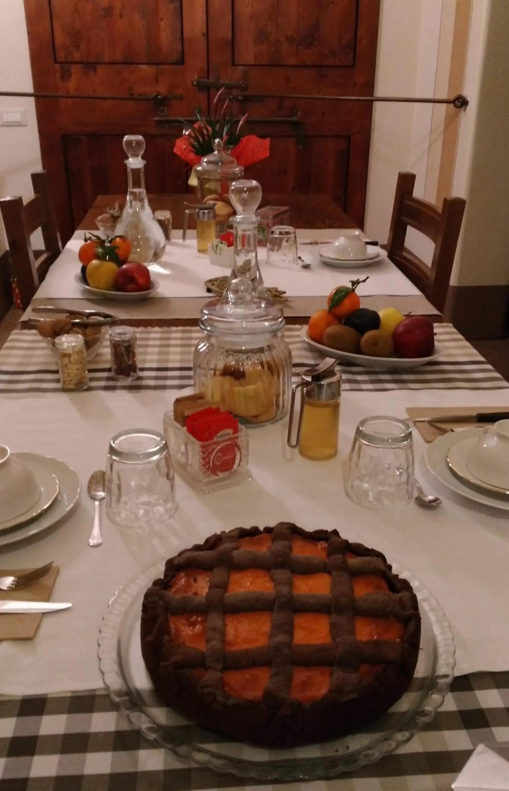 Food and drinks in B&B Le Ripe