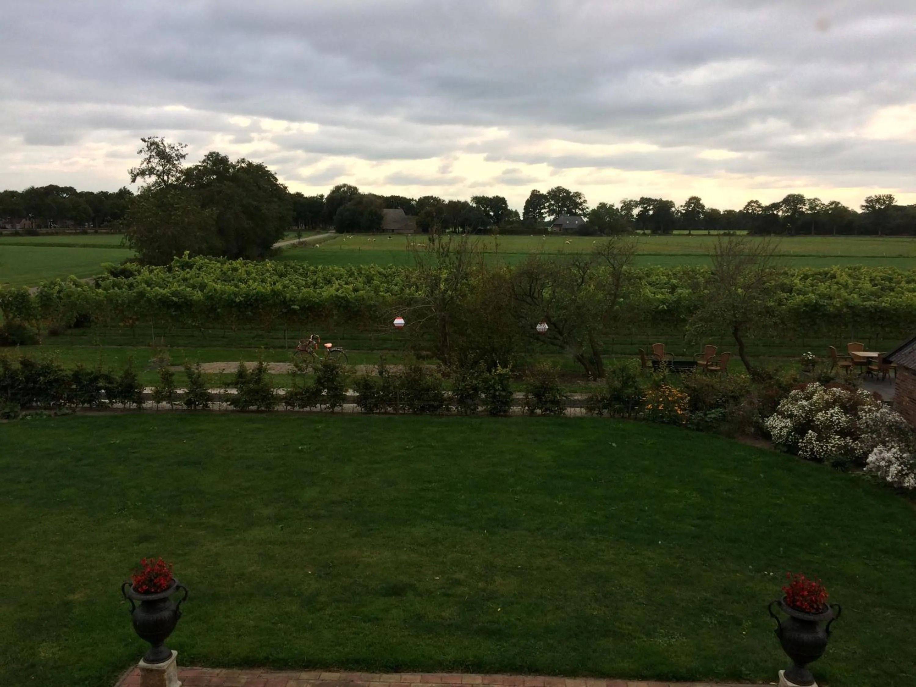 Landmark view in B&B op Wijngoed Havelte