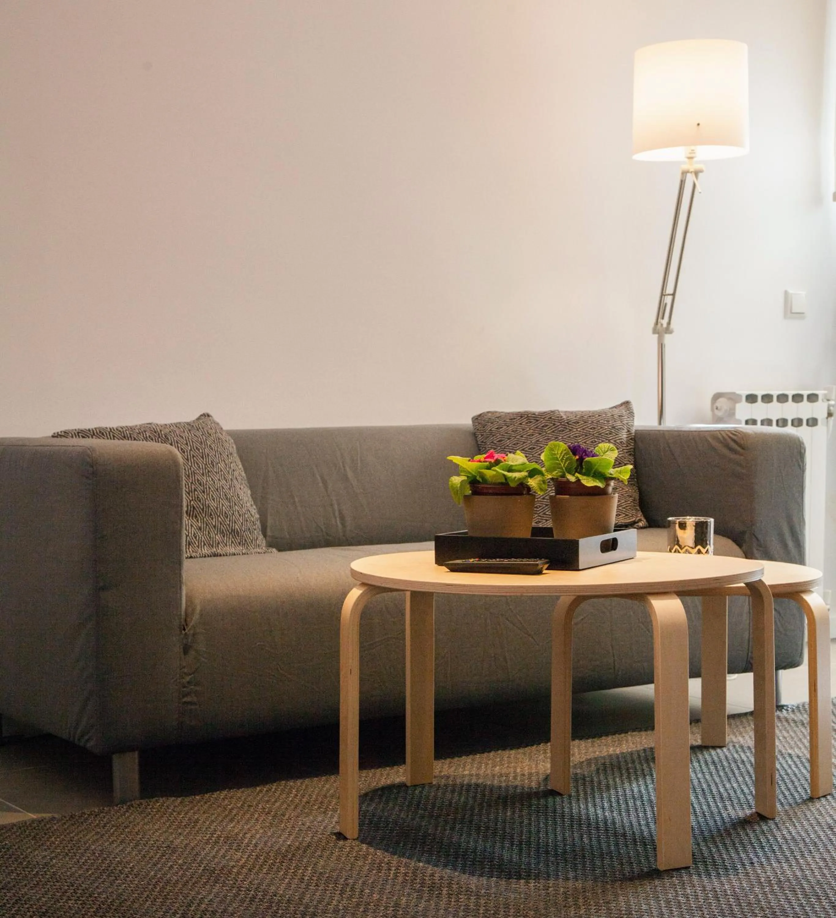Living room in Homz Studios Faliro
