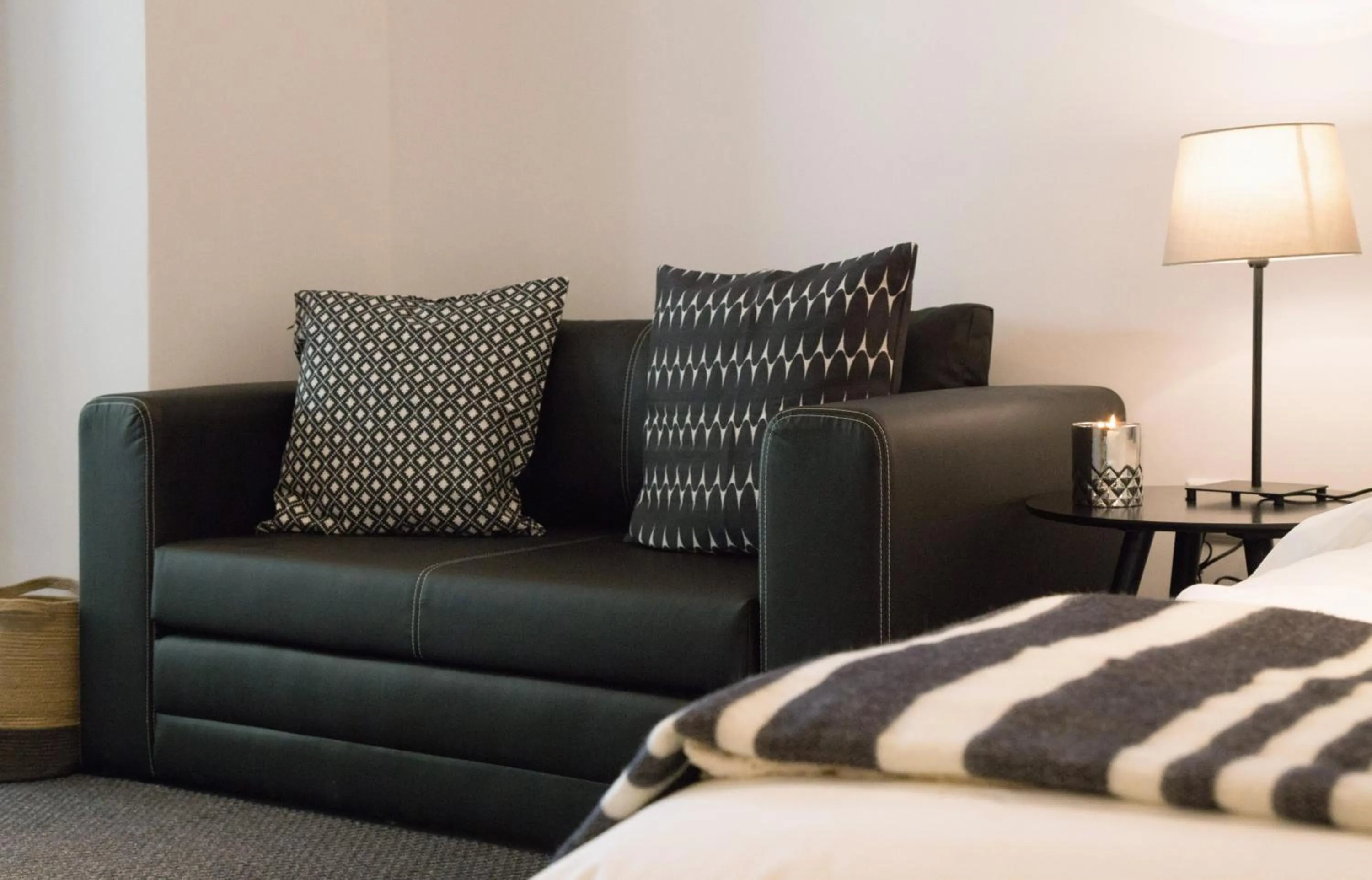 Seating area in Homz Studios Faliro