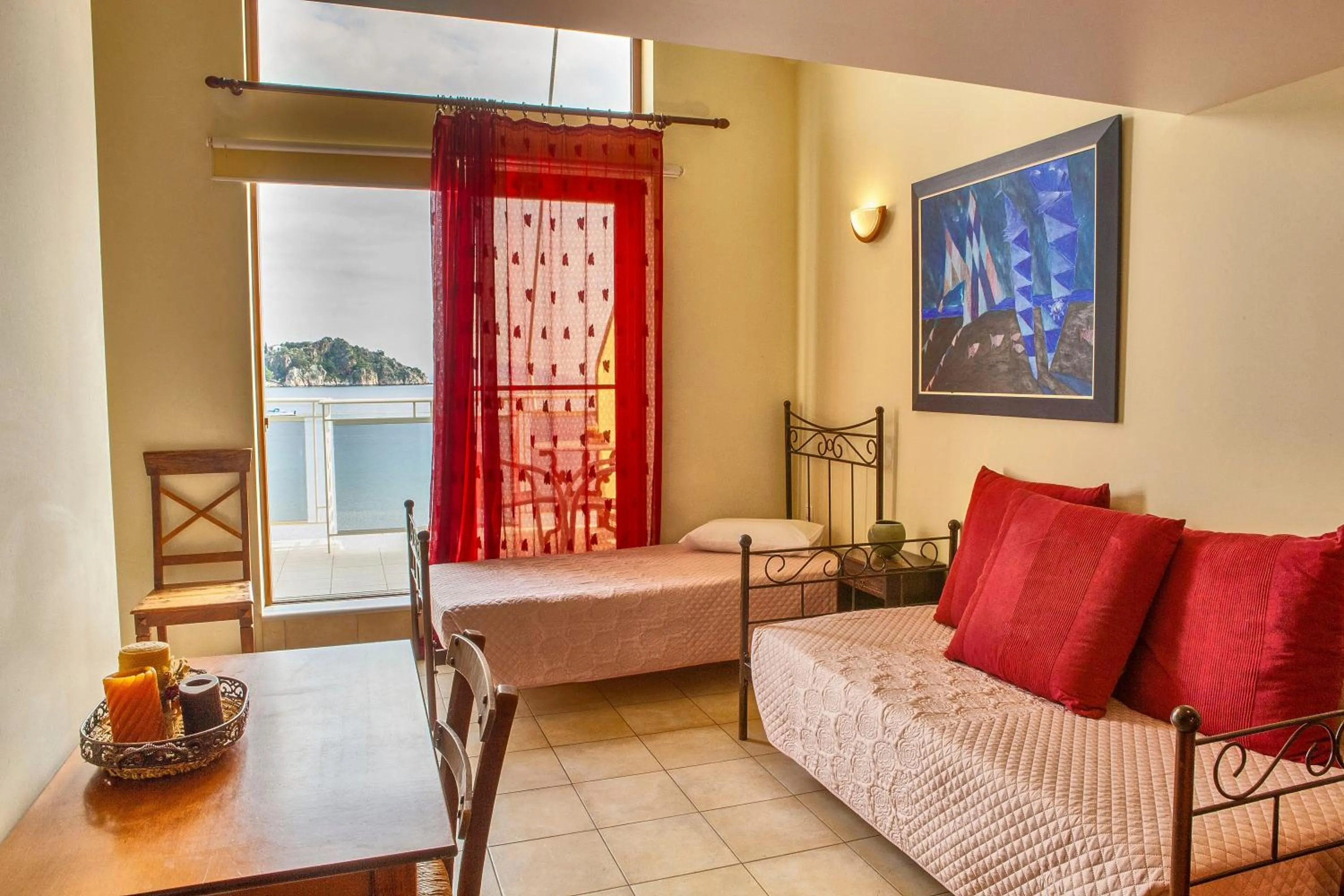 Balcony/Terrace in Mari Hotel & Maisonettes
