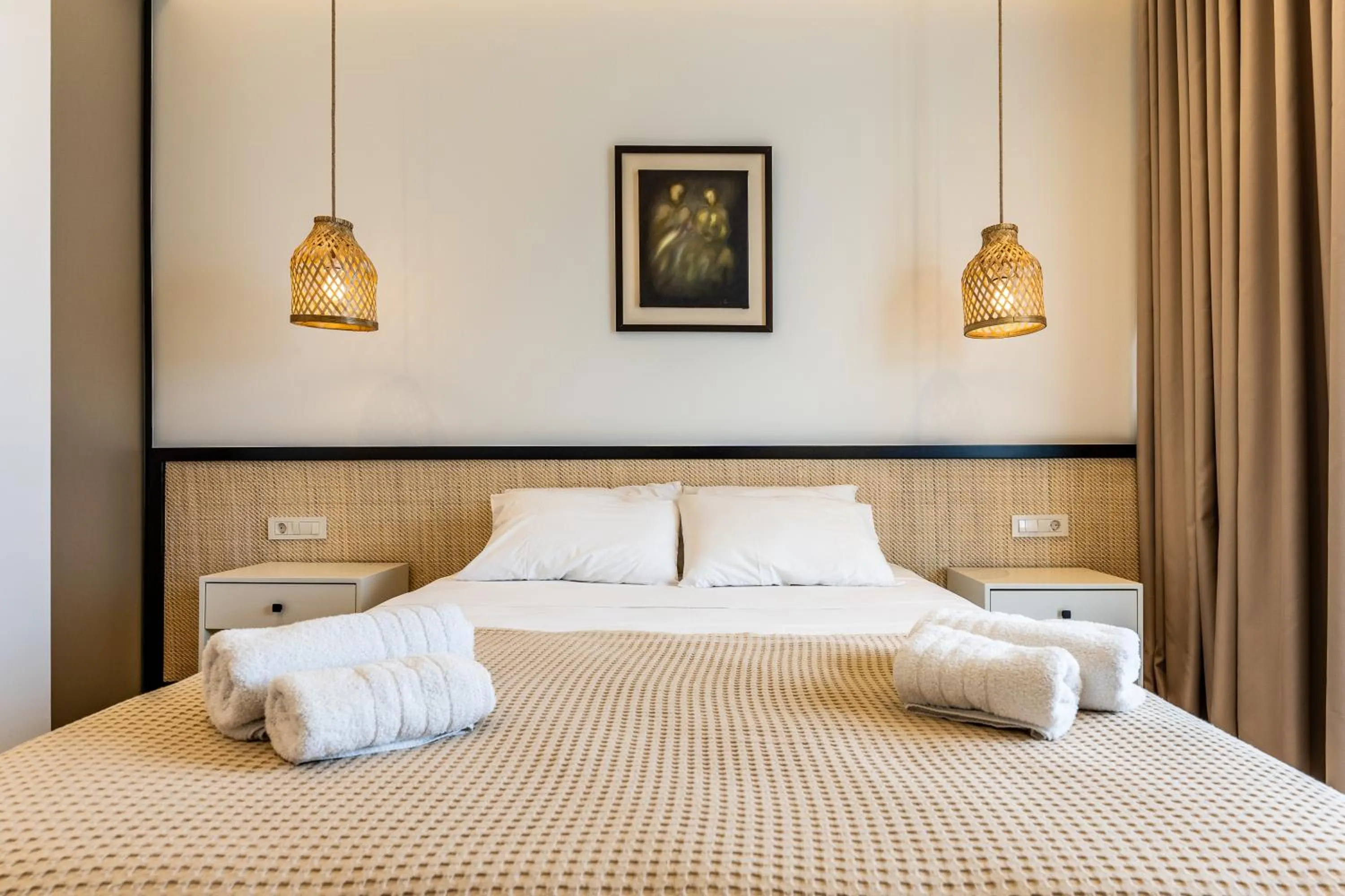 Bedroom, Bed in Mari Hotel & Maisonettes