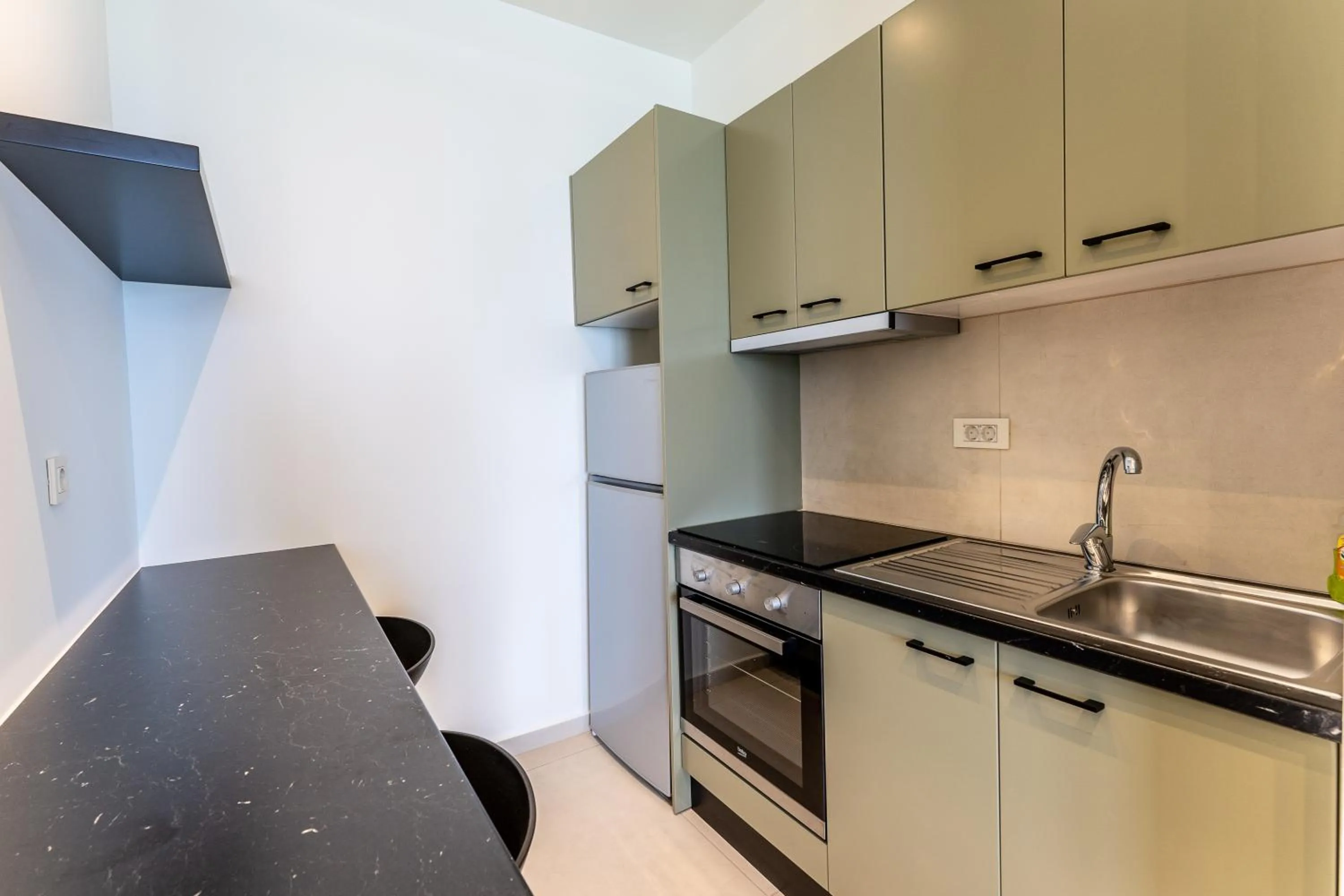 Kitchen or kitchenette in Mari Hotel & Maisonettes