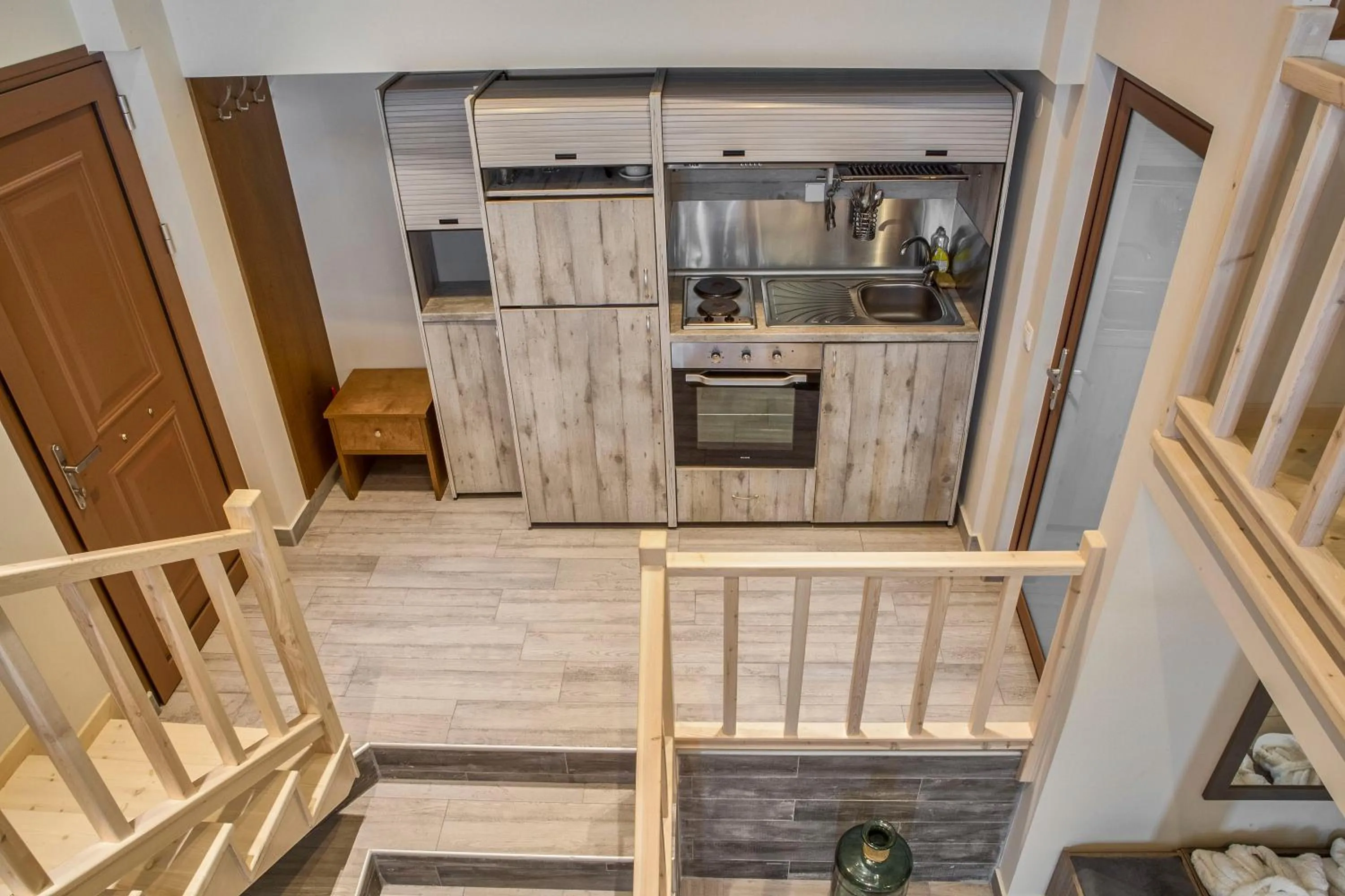 Kitchen or kitchenette in Mari Hotel & Maisonettes
