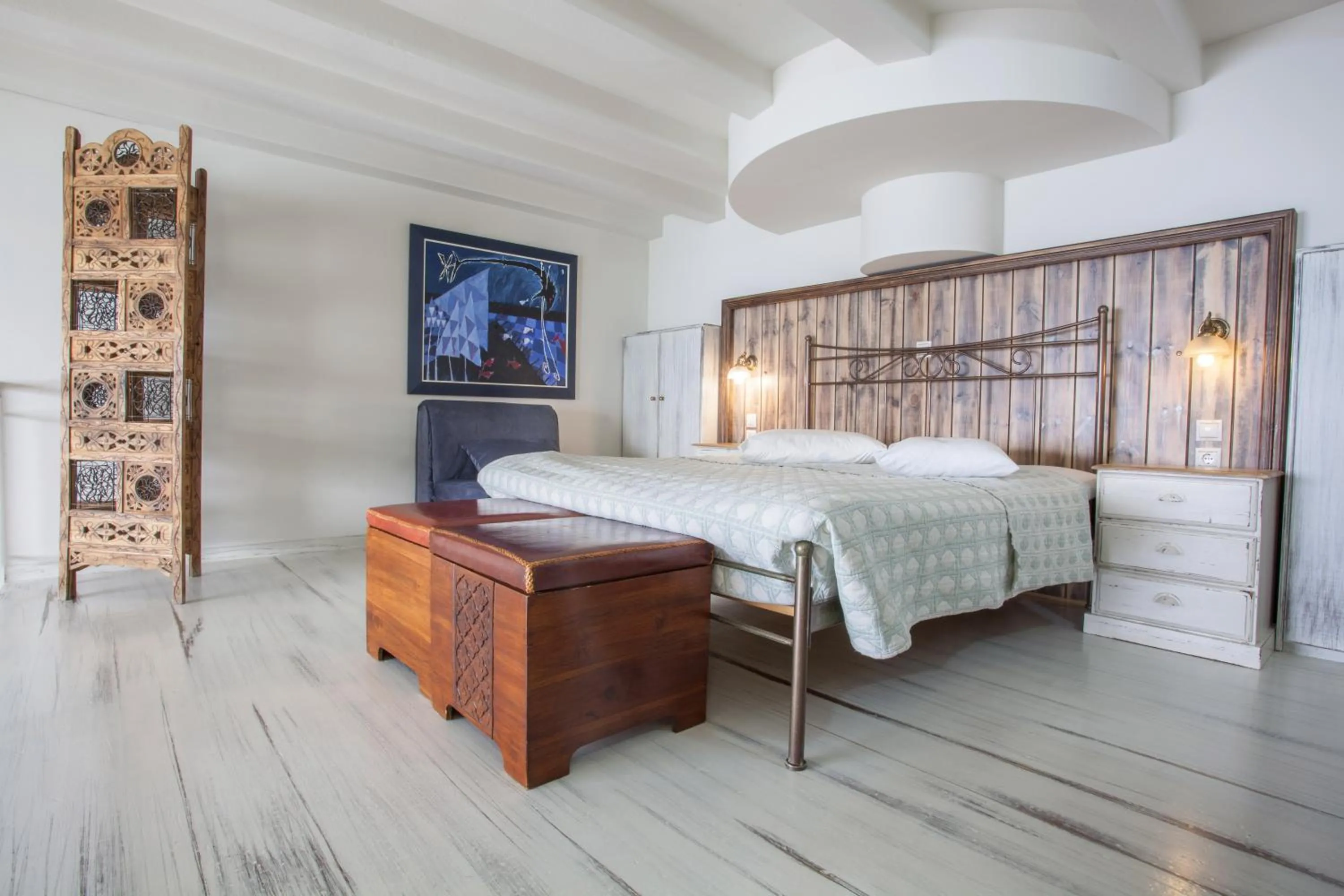 Bedroom, Bed in Mari Hotel & Maisonettes