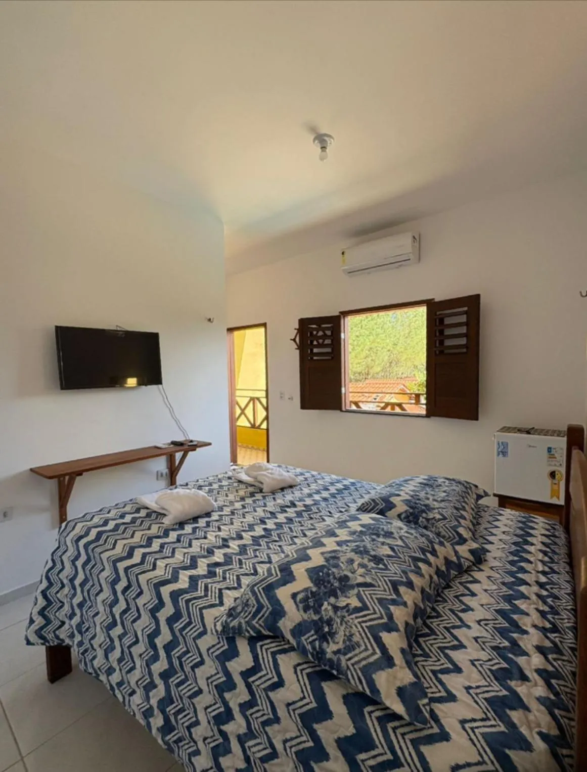 Bed in Pousada Águas Claras