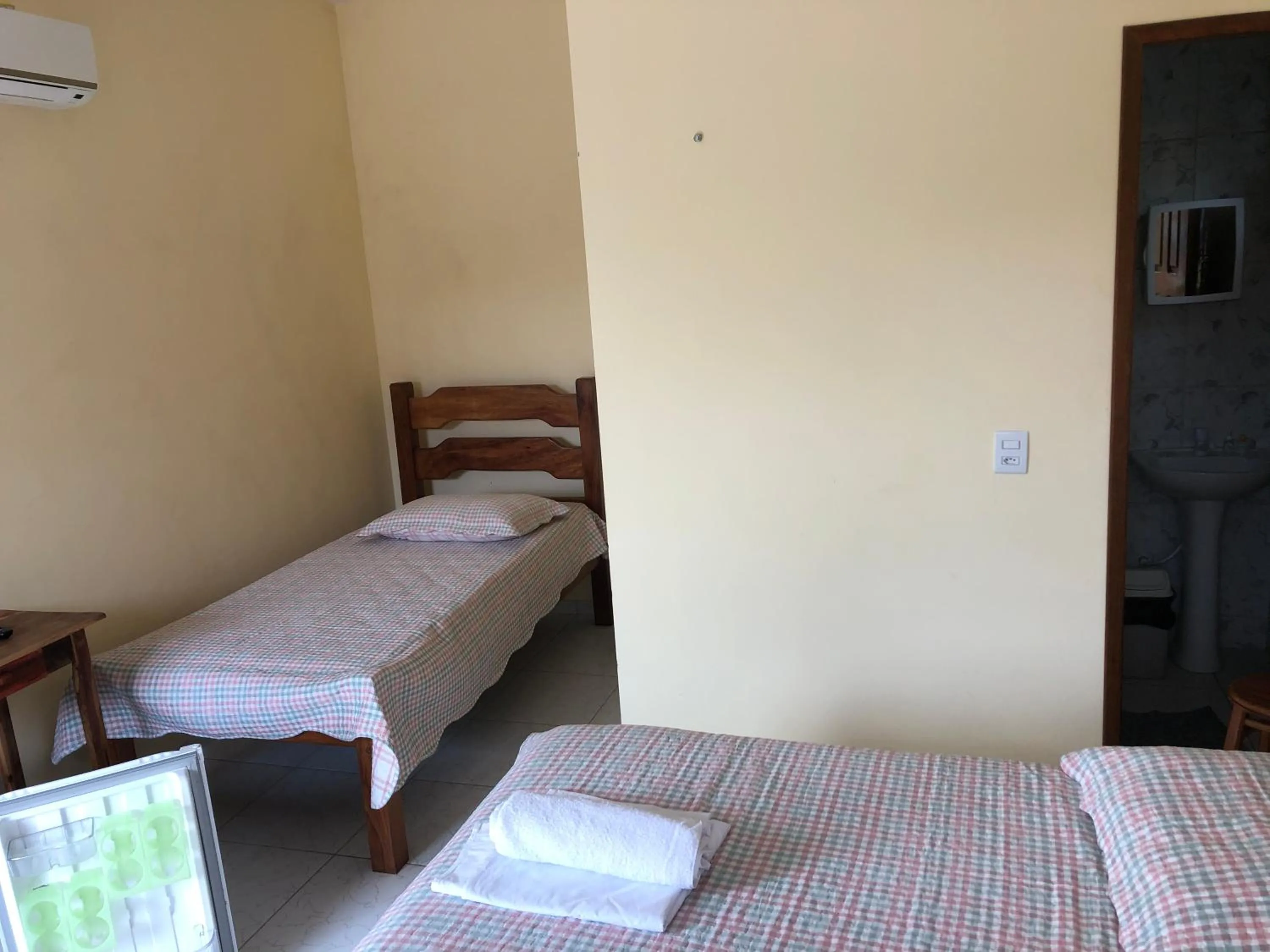Bed in Pousada Águas Claras